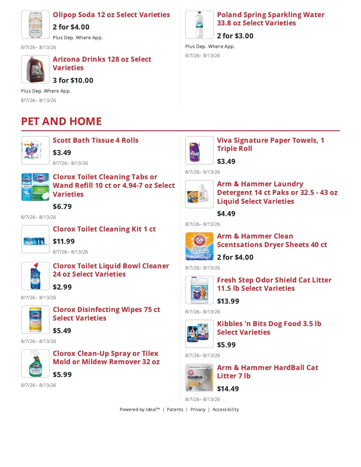 Sully's Superette (Allenstown, NH) Weekly Ad August 7 - 13, 2026