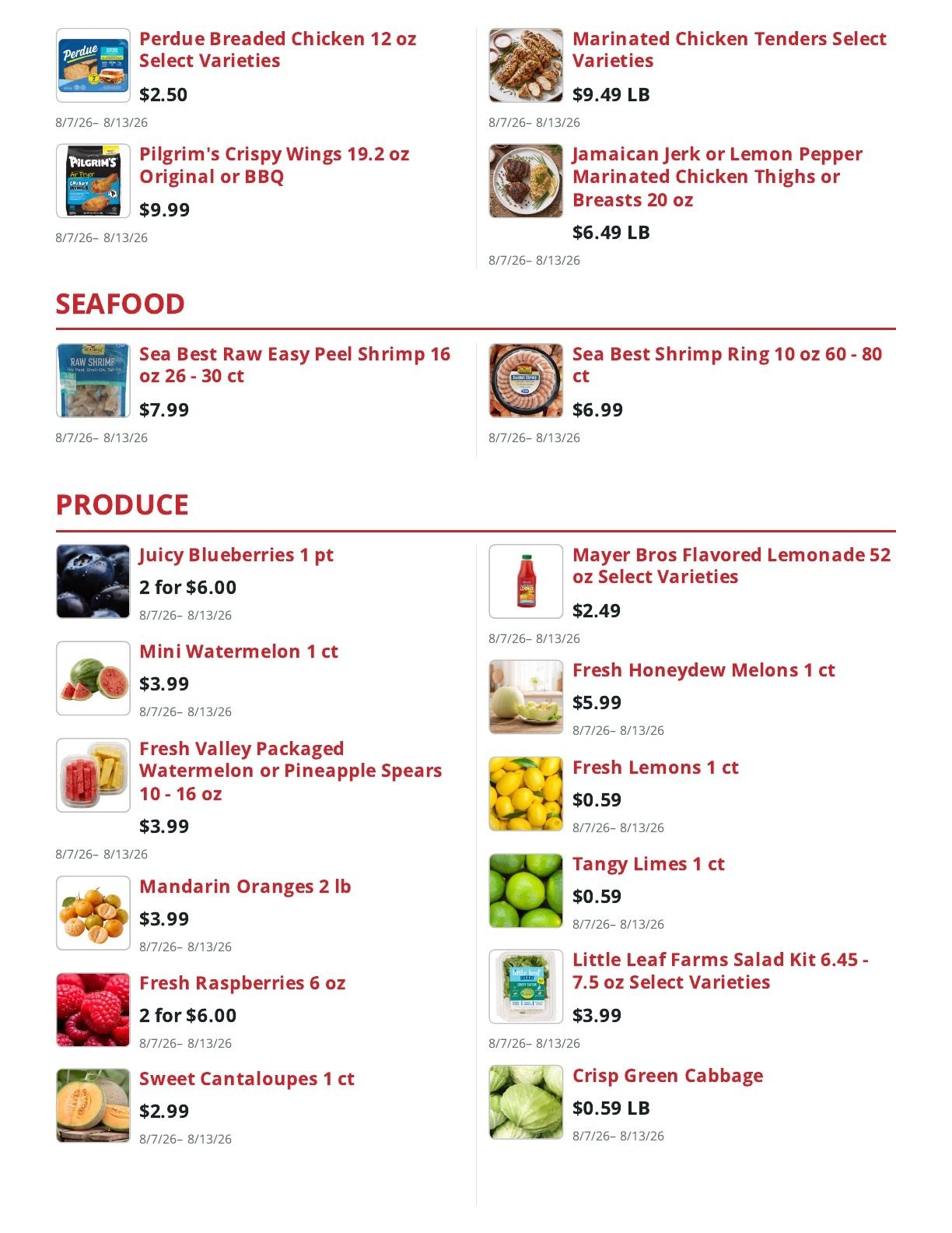 Sully's Superette (Allenstown, NH) Weekly Ad August 7 - 13, 2026