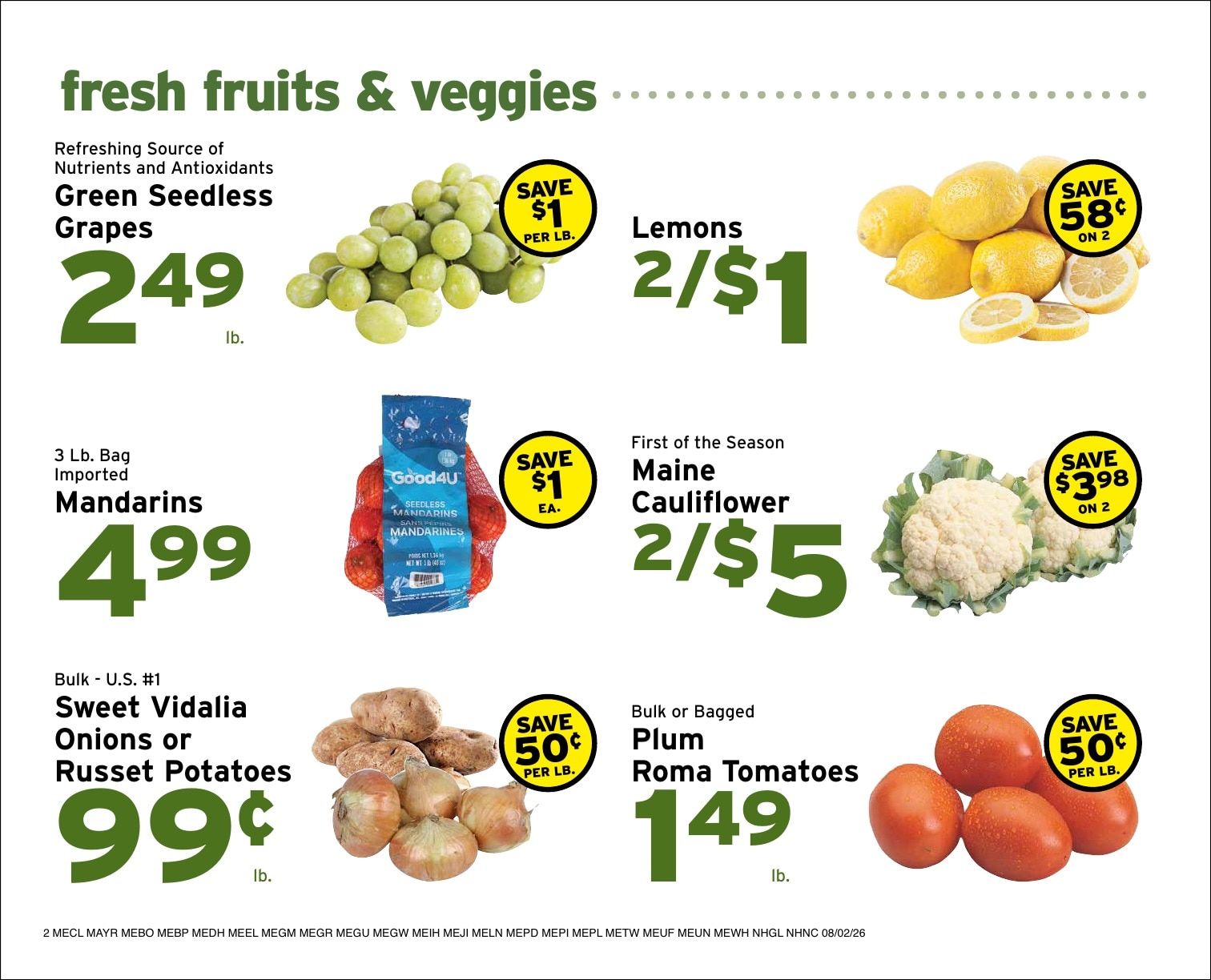 Grant's Shop 'n Save Weekly Ad August 9 - 15, 2026