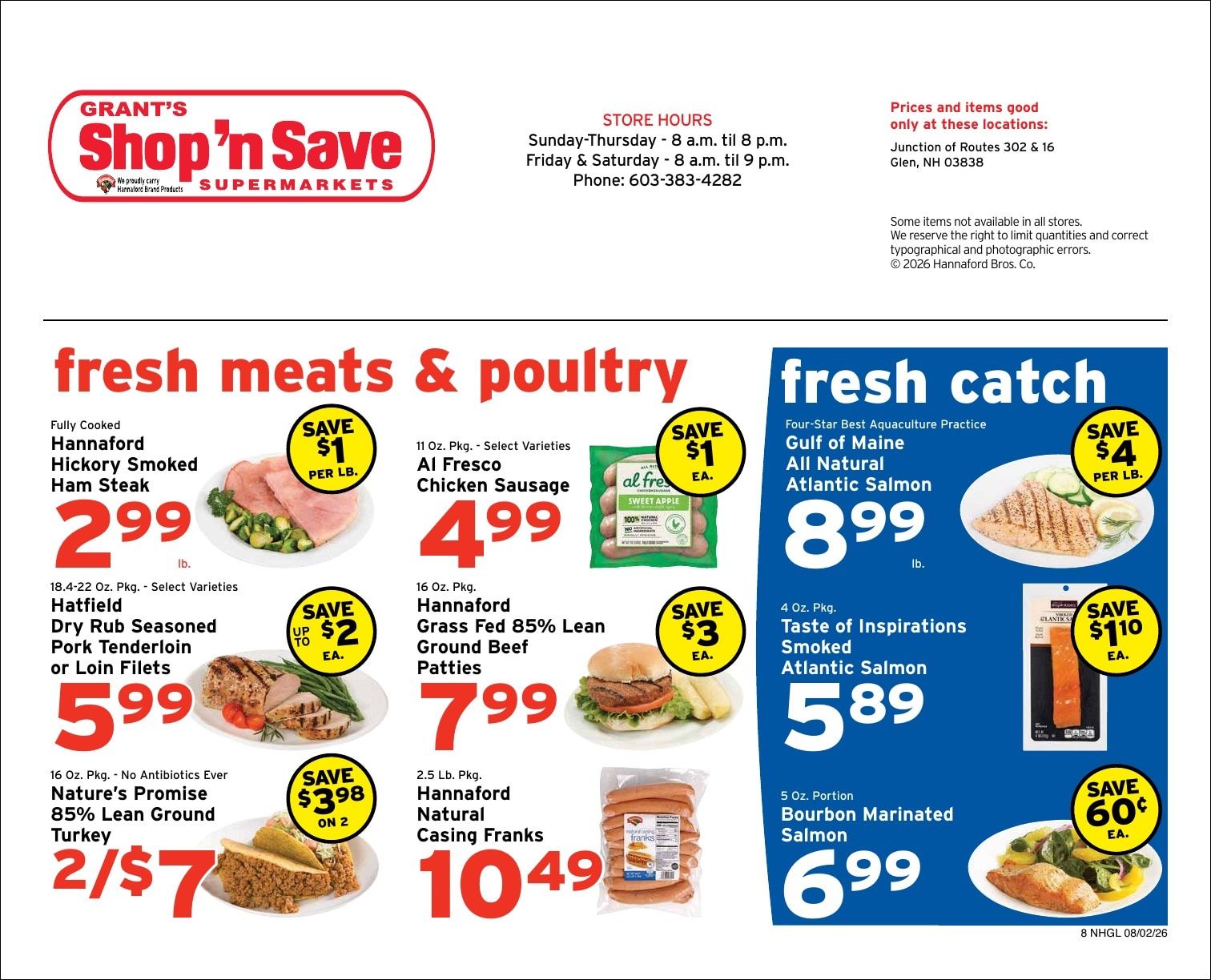 Grant's Shop 'n Save Weekly Ad August 9 - 15, 2026