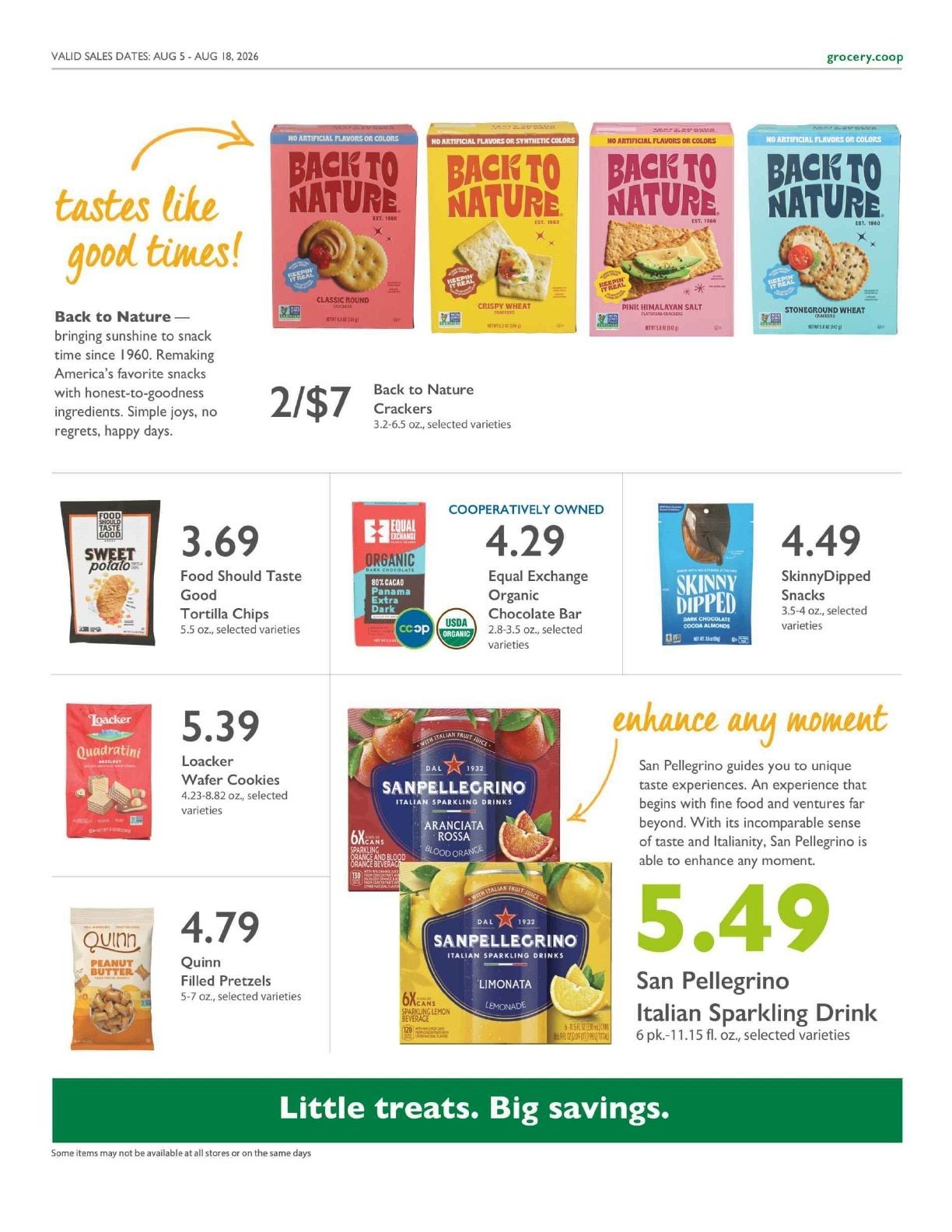 Littleton Food Co-op Co+op Deals Weekly Ad August 5 - 18, 2026