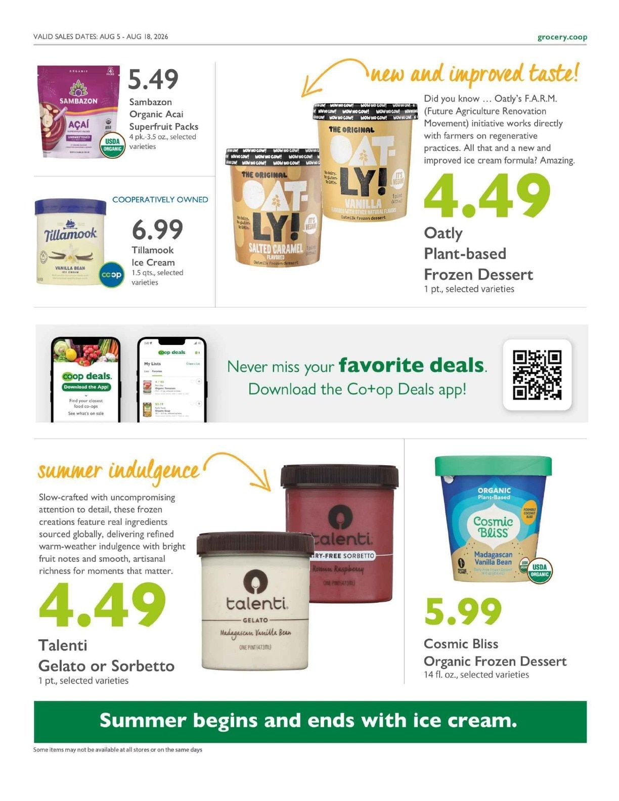 Littleton Food Co-op Co+op Deals Weekly Ad August 5 - 18, 2026