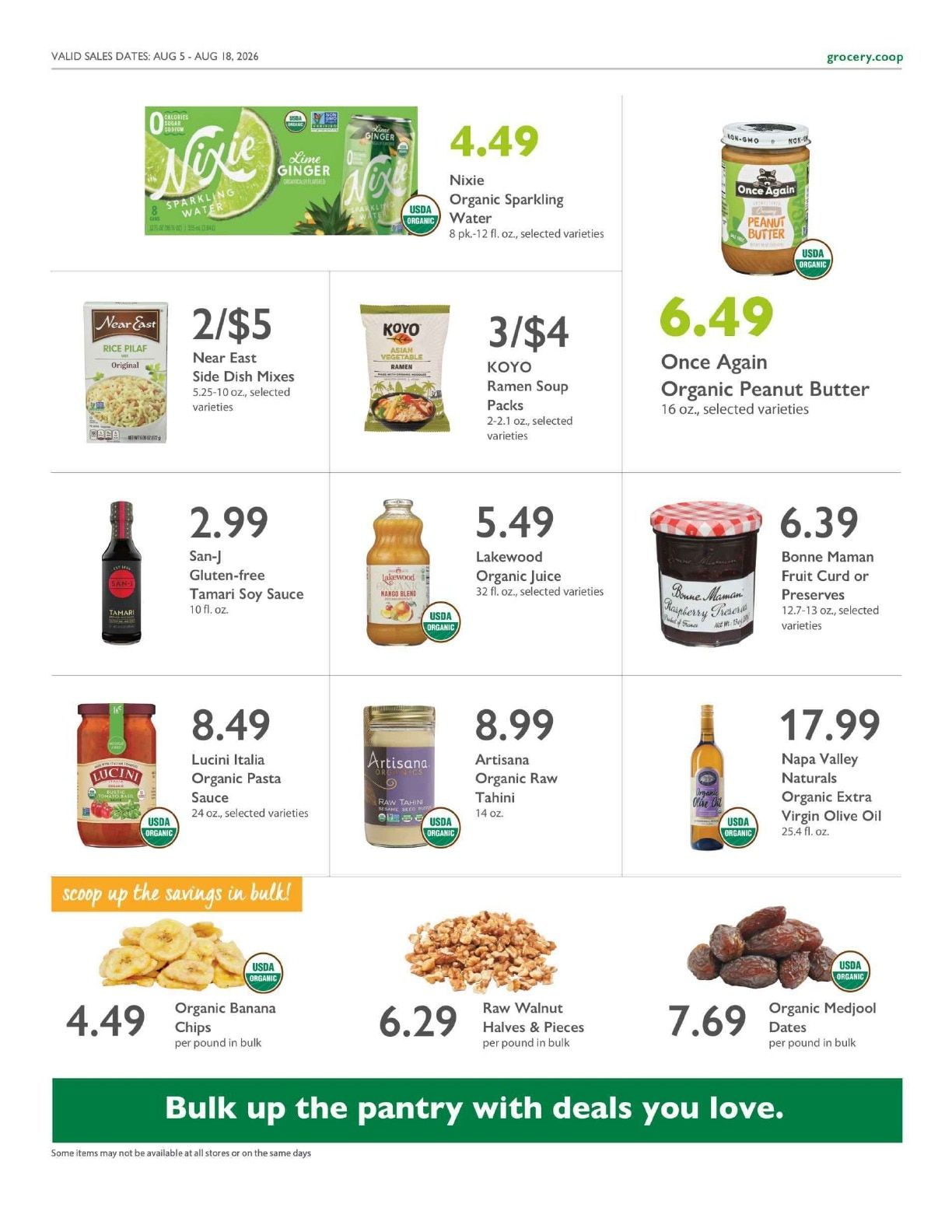 Littleton Food Co-op Co+op Deals Weekly Ad August 5 - 18, 2026