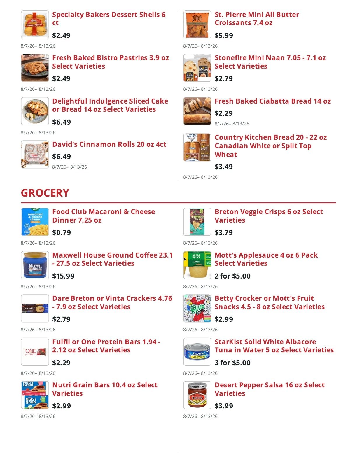 Sully's Superette (Goffstown, NH) Weekly Ad August 7 - 13, 2026