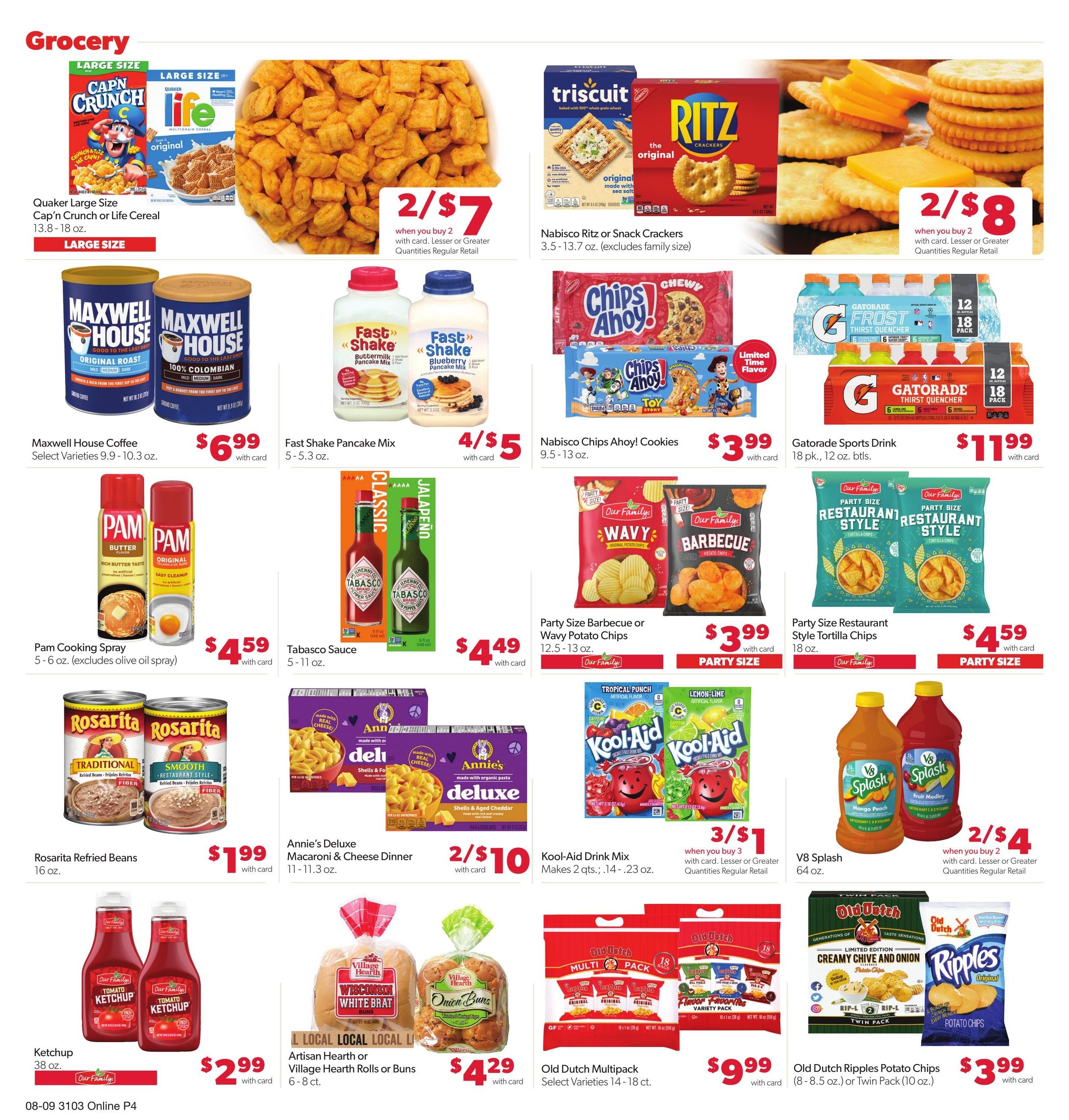 Family Fare (Bismarck–Dickinson Area, ND) Weekly Ad August 9 - 15, 2026