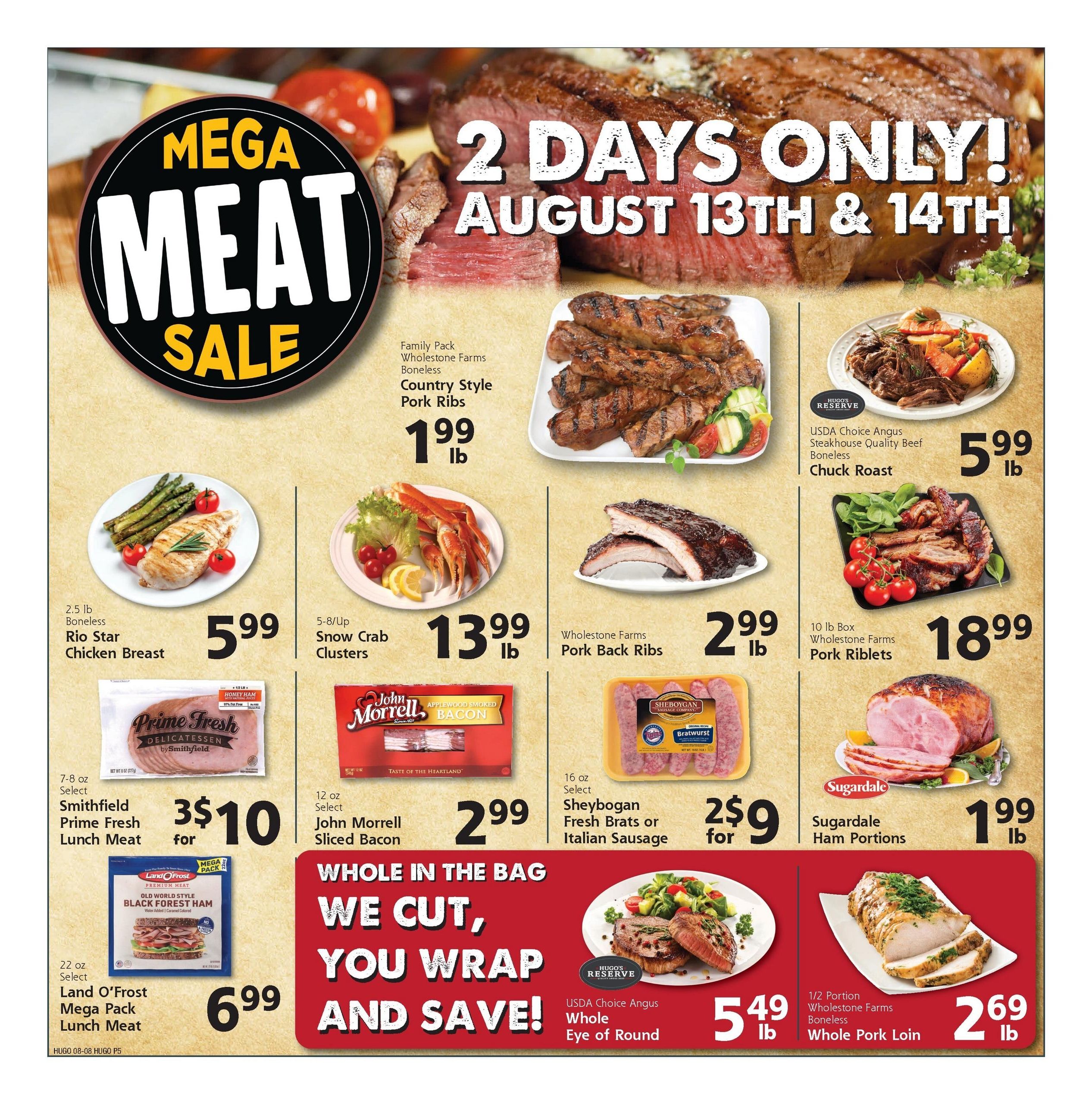 Hugo's (Grand Forks–Grand Forks Afb Area, MN–ND) Weekly Ad August 8 - 14, 2026