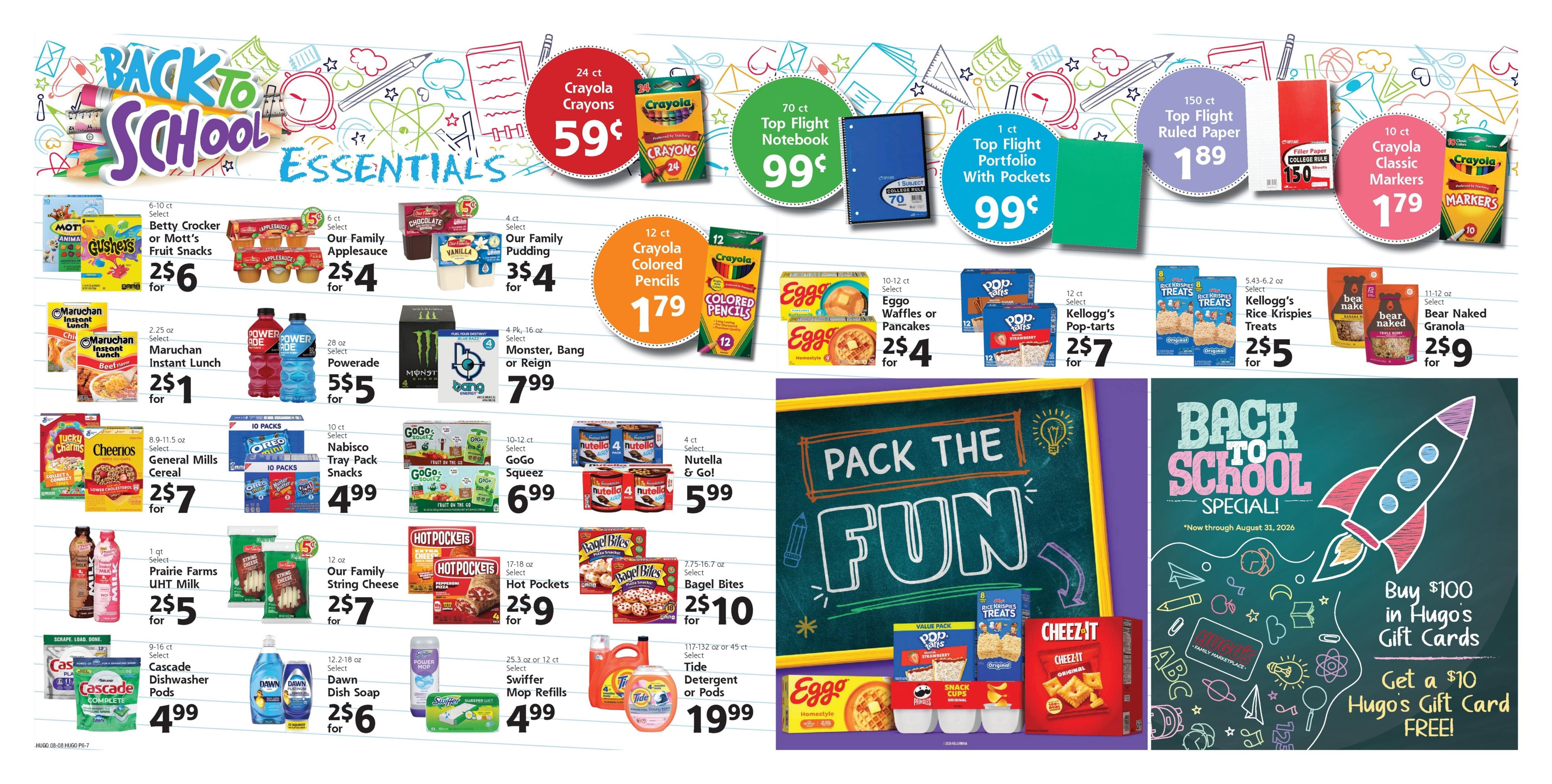 Hugo's (Grand Forks–Grand Forks Afb Area, MN–ND) Weekly Ad August 8 - 14, 2026