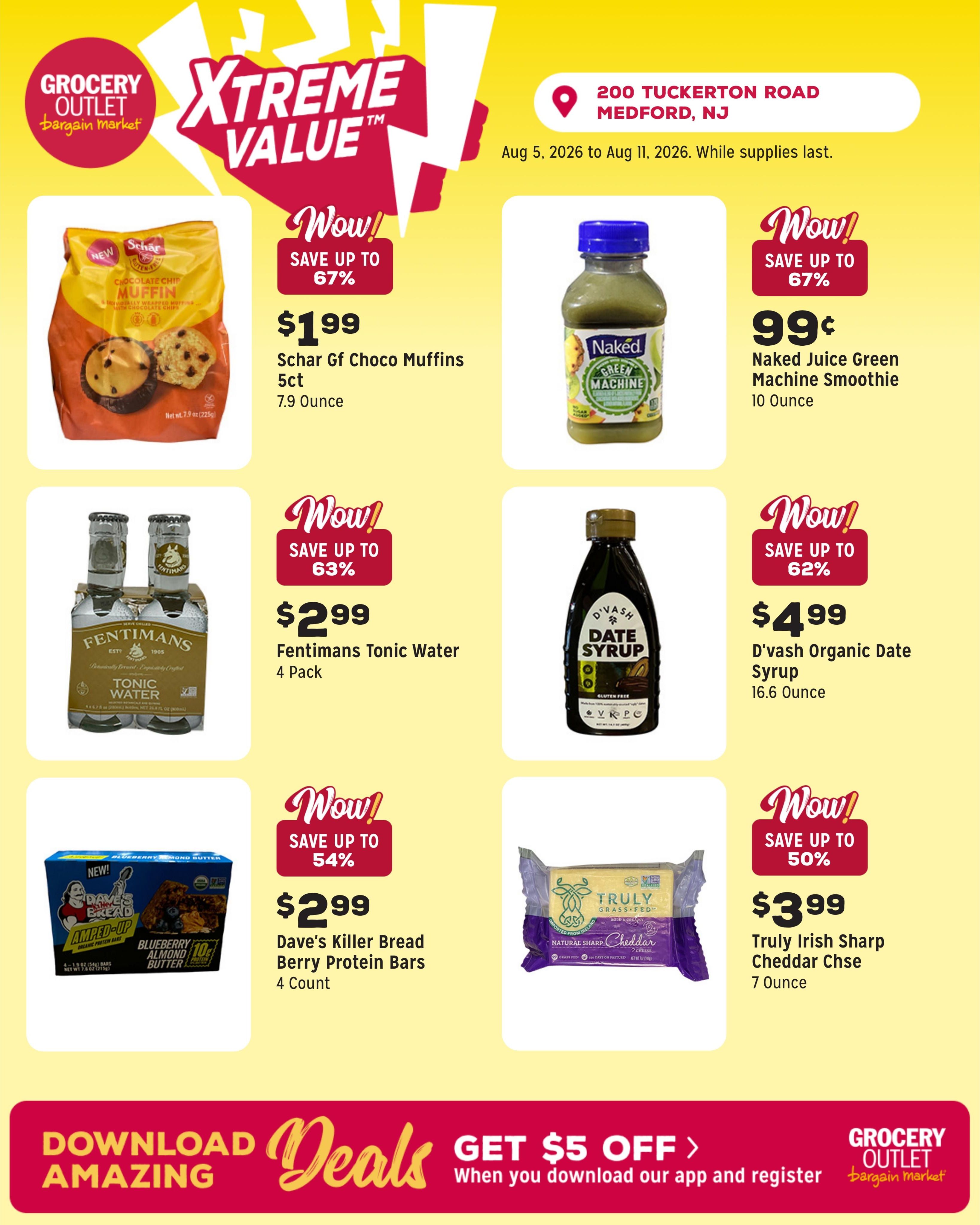 Grocery Outlet (Vineland Area, NJ) Weekly Ad August 5 - 11, 2026