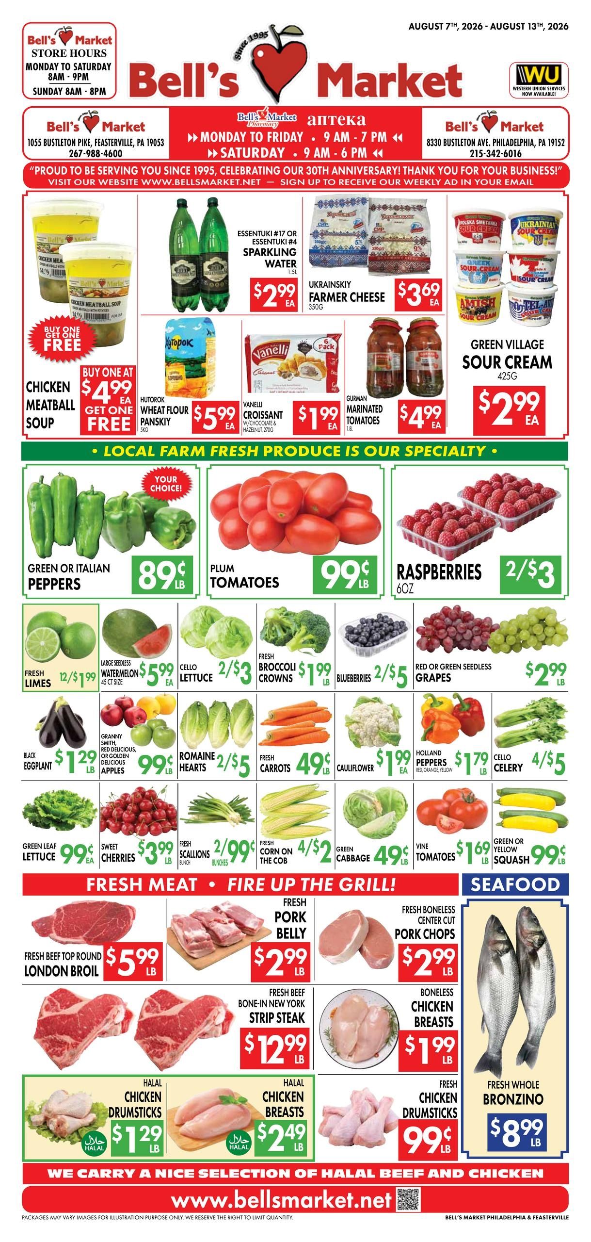 Bell's Market Weekly Ad August 7 - 13, 2026