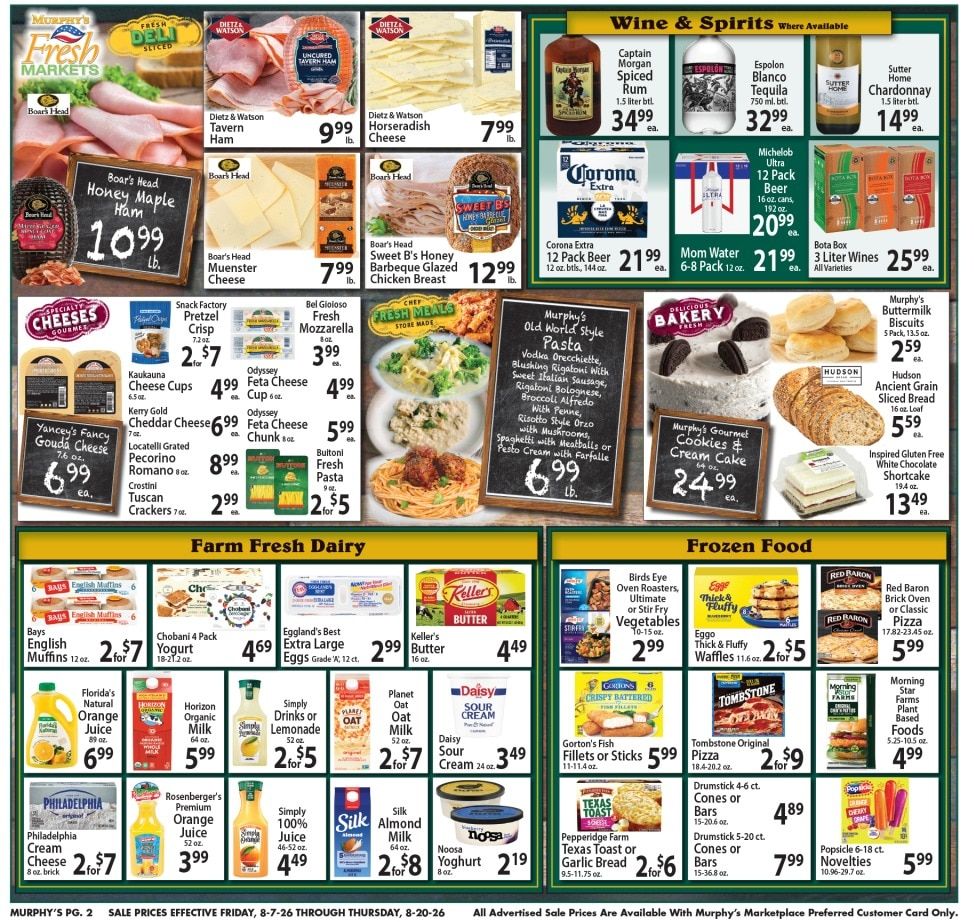 Murphy's Fresh Markets Weekly Ad August 7 - 20, 2026