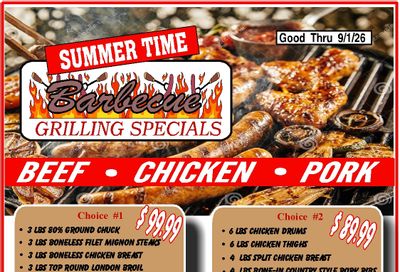 Elmer IGA Summer BBQ Deals Weekly Ad July 30 - September 1, 2026