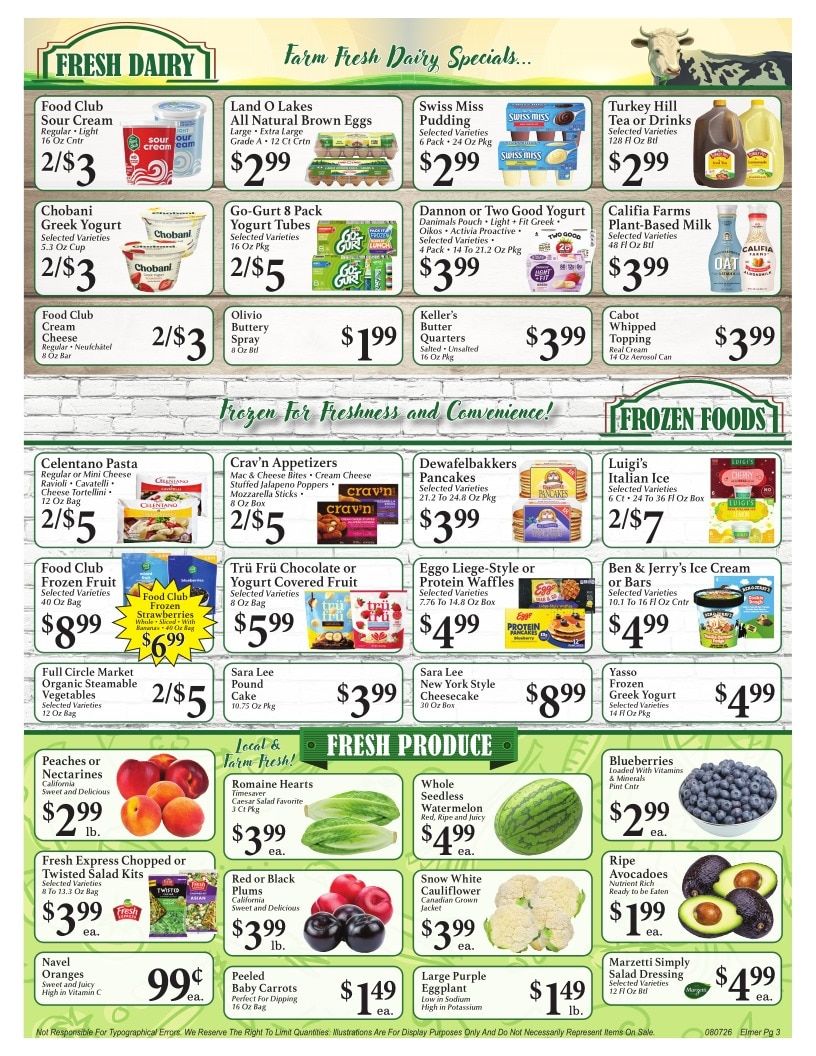 Elmer IGA Weekly Ad August 7 - 13, 2026