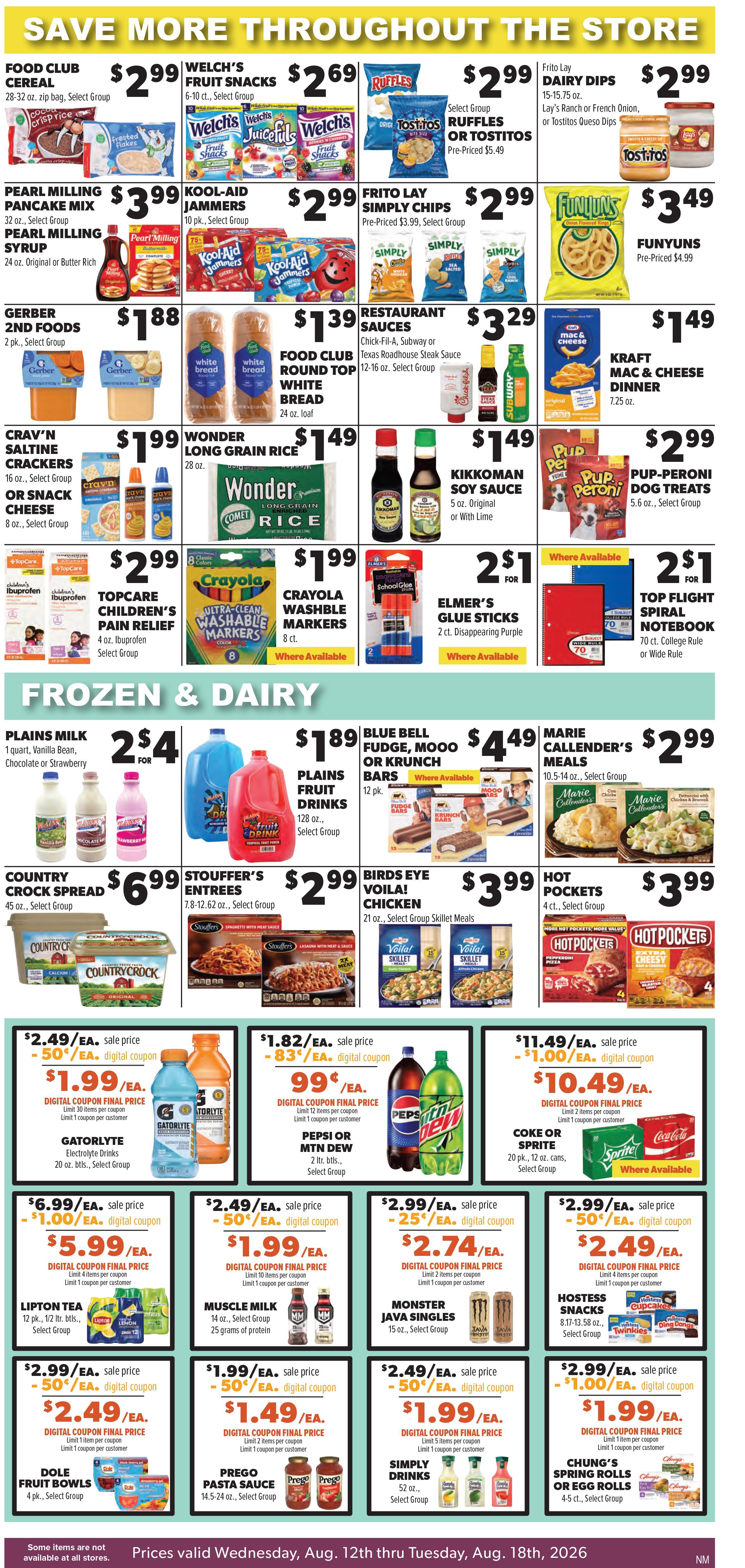 Lowe's Market Weekly Ad August 12 - 18, 2026