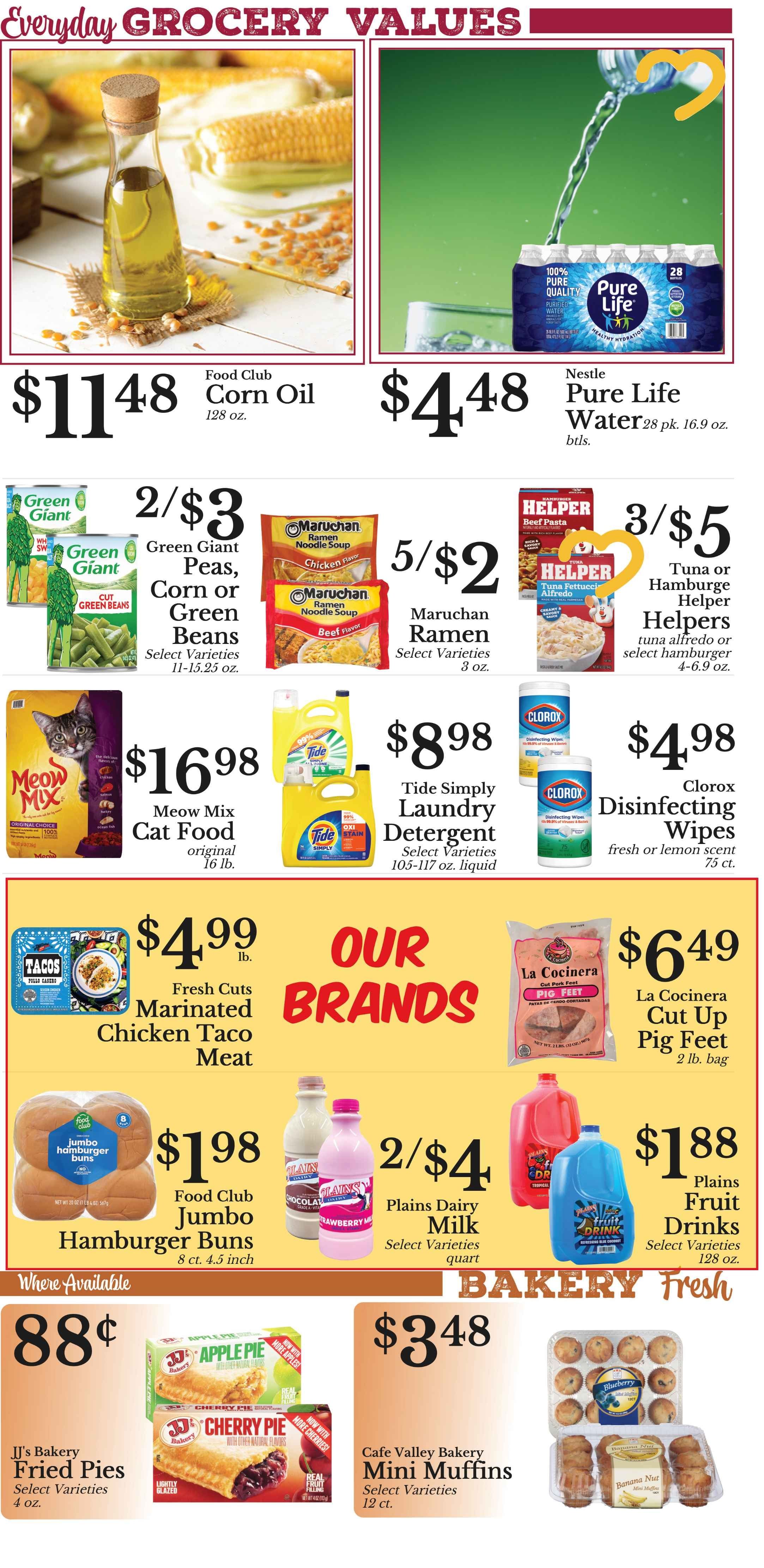 S&S Supermarket Weekly Ad August 9 - 15, 2026