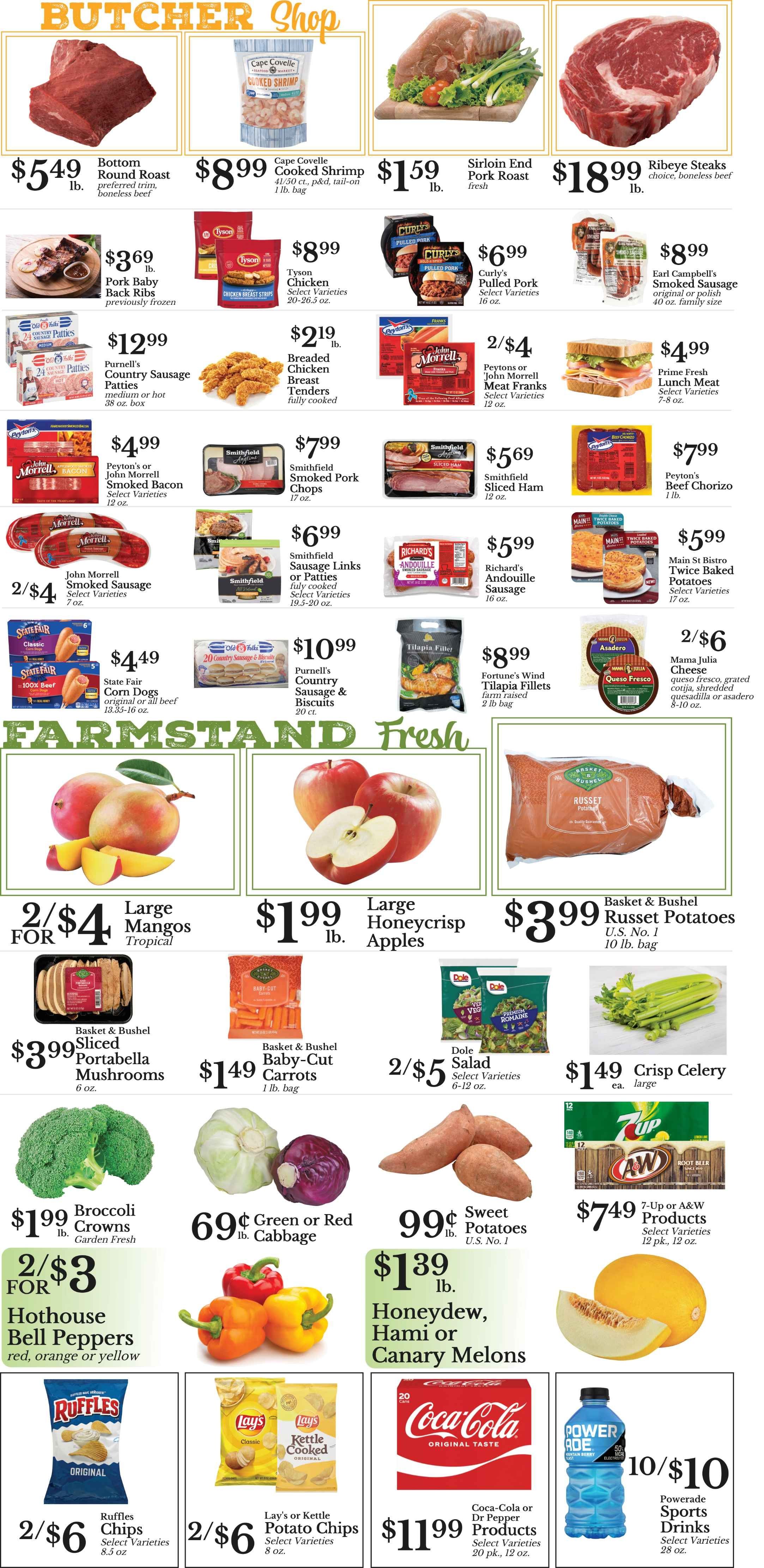 S&S Supermarket Weekly Ad August 9 - 15, 2026