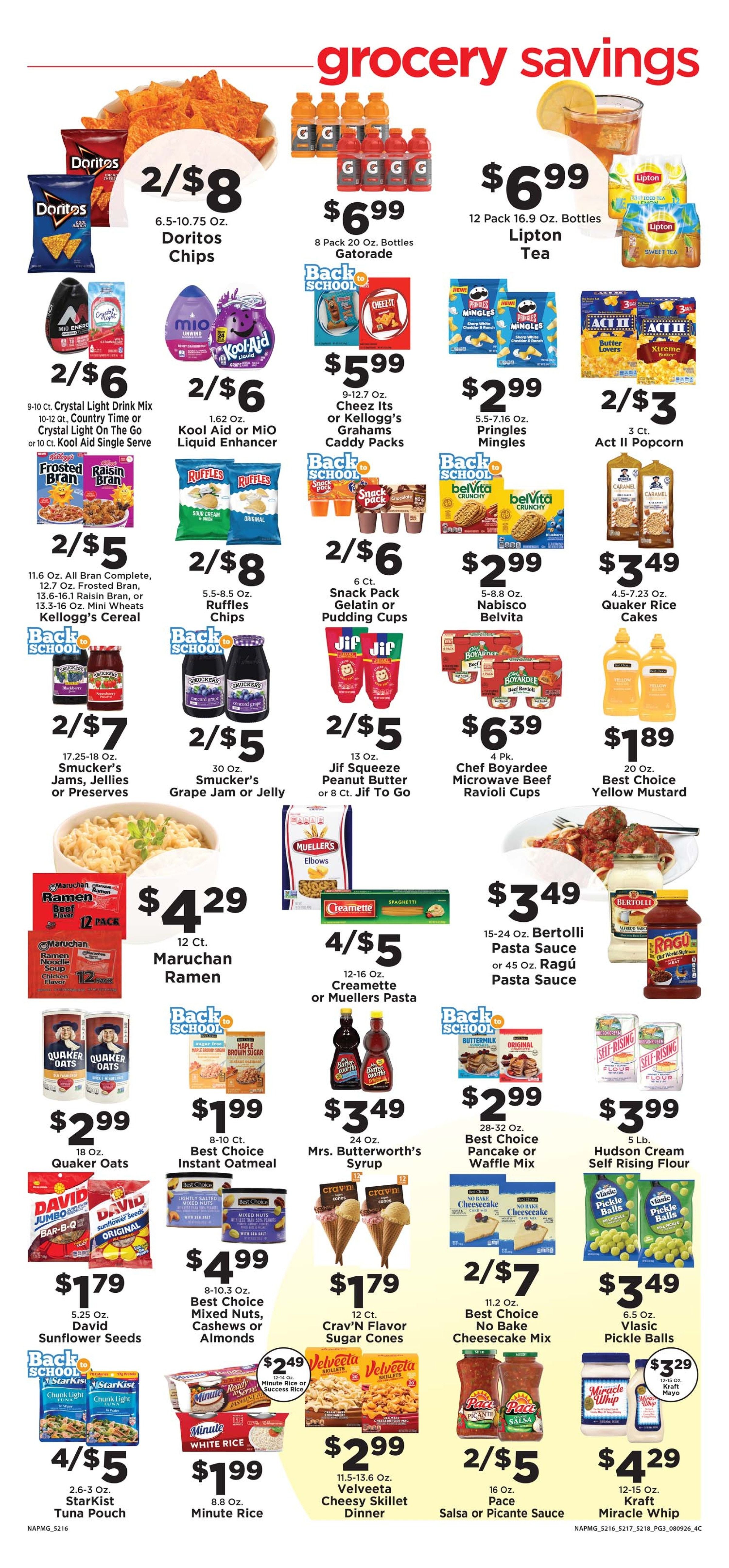 Quality Foods - Buskirk Back To School Spirit Weekly Ad August 9 - 15, 2026