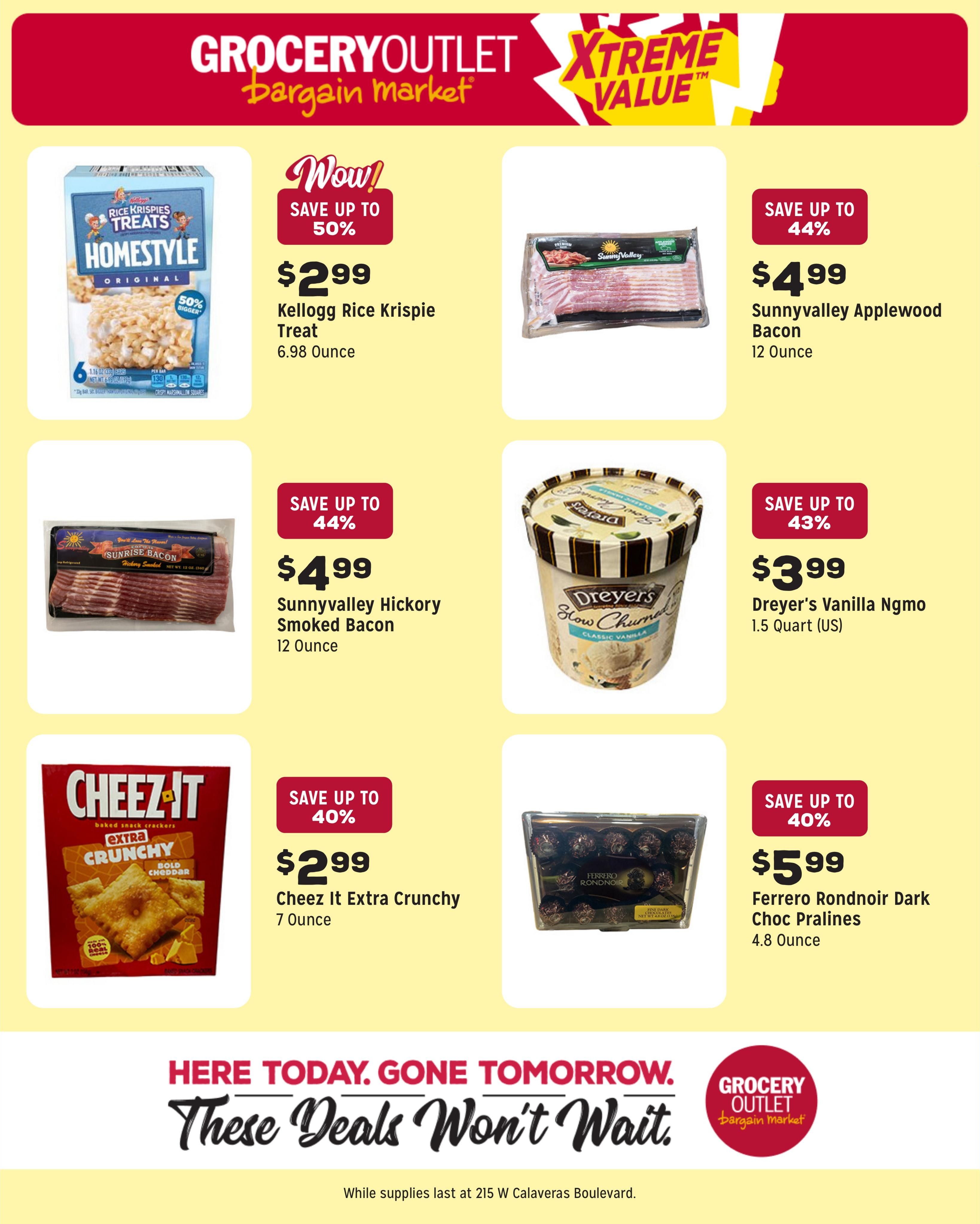Grocery Outlet Weekly Ad August 5 - 11, 2026