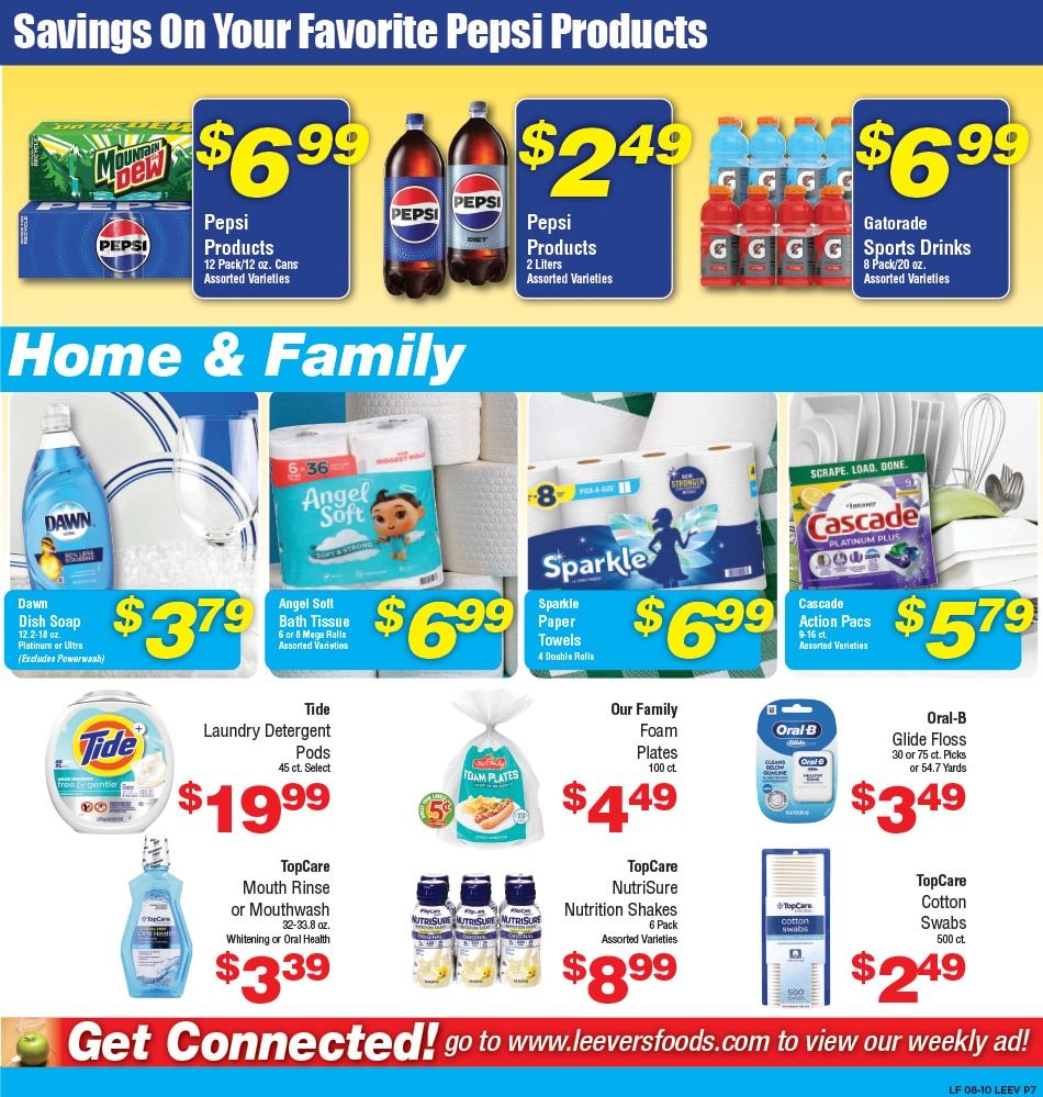 Leevers Foods (North Dakota) Weekly Ad August 10 - 16, 2026