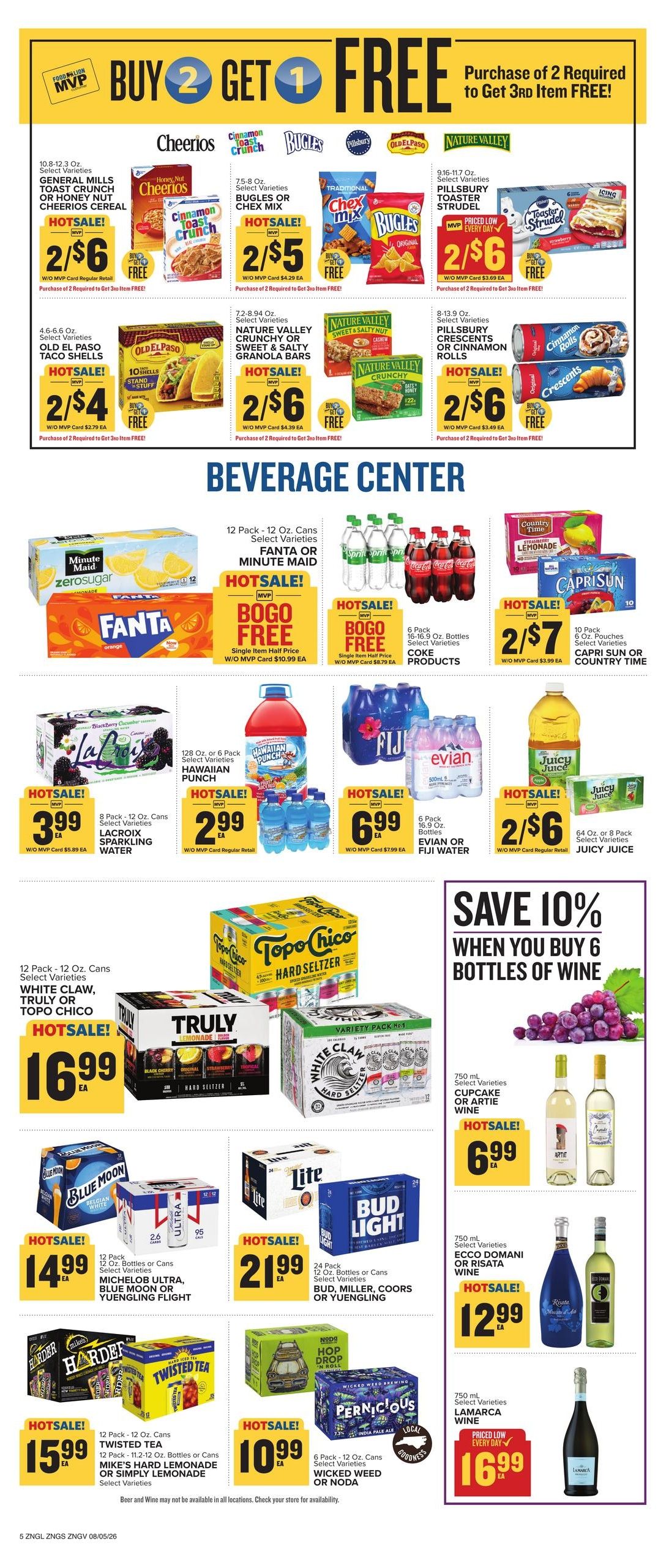 Food Lion (East Flat Rock–Flat Rock Area, NC) Weekly Ad August 5 - 11, 2026