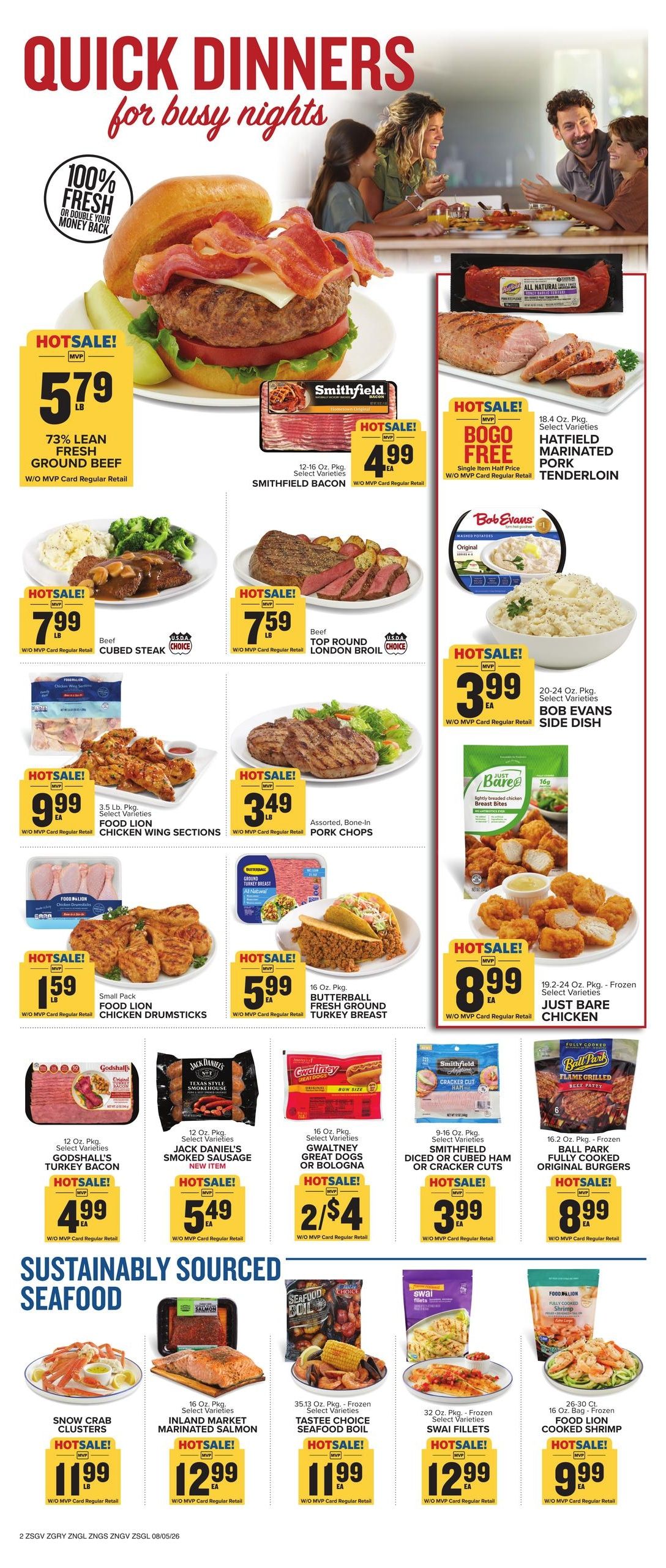 Food Lion (East Flat Rock–Flat Rock Area, NC) Weekly Ad August 5 - 11, 2026