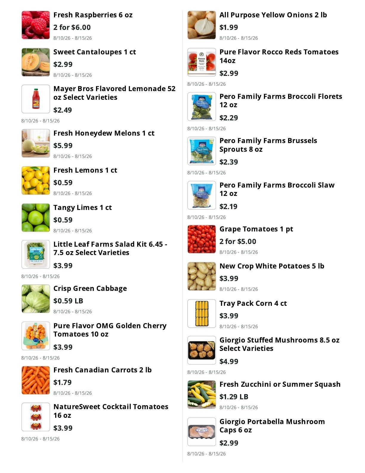 Fotter's Market & Hardware Weekly Ad August 10 - 15, 2026