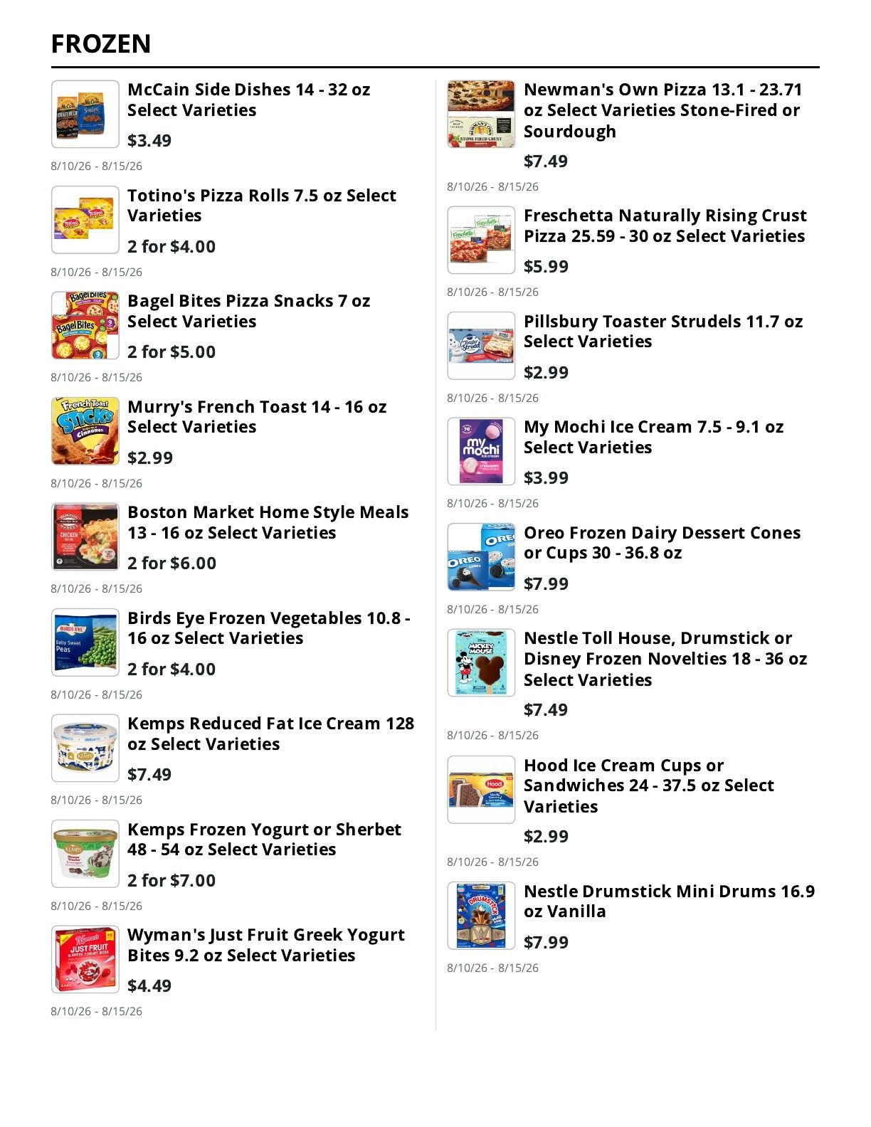 Fotter's Market & Hardware Weekly Ad August 10 - 15, 2026