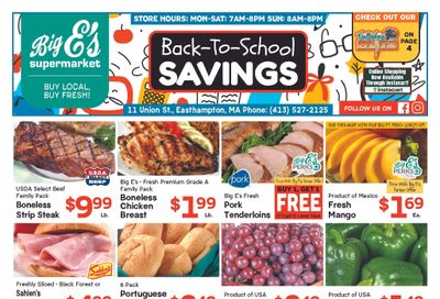 Big E's Supermarket Weekly Ad August 16 - 22, 2026