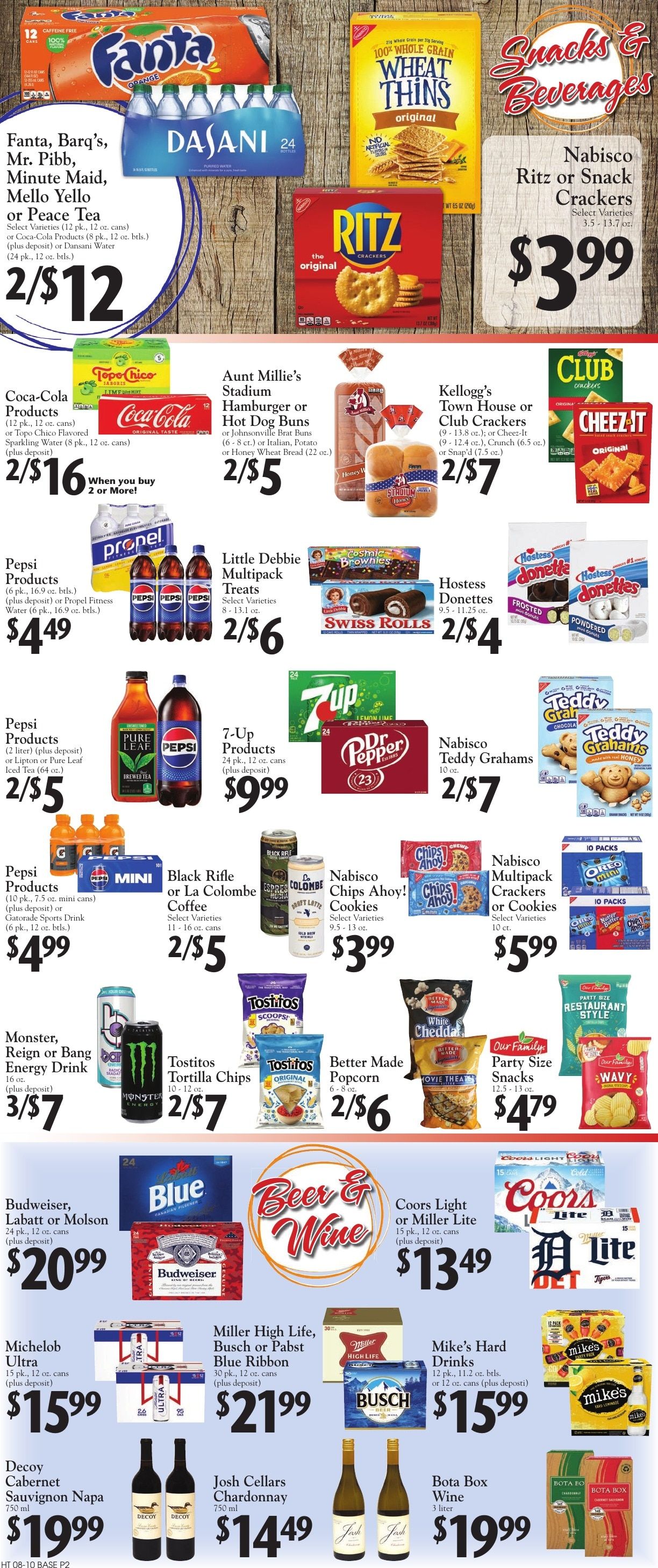Vinckier Foods (Armada and Yale, MI) Weekly Ad August 10 - 16, 2026