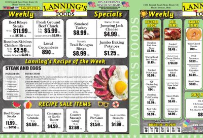 Lanning's Foods Weekly Ad August 10 - 16, 2026