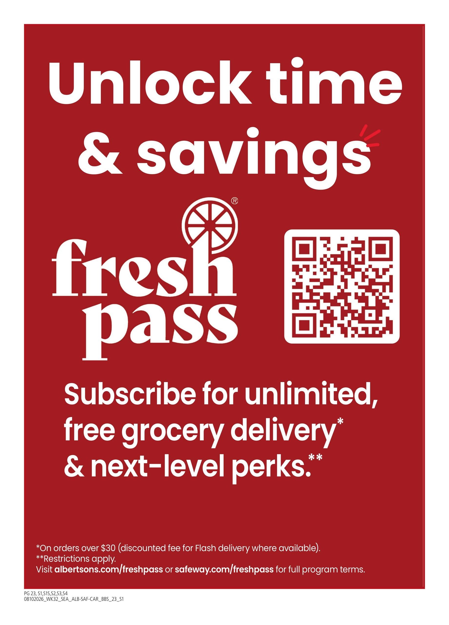Albertsons (ID, WA) Big Book of Savings Weekly Ad August 10 - September 7, 2026