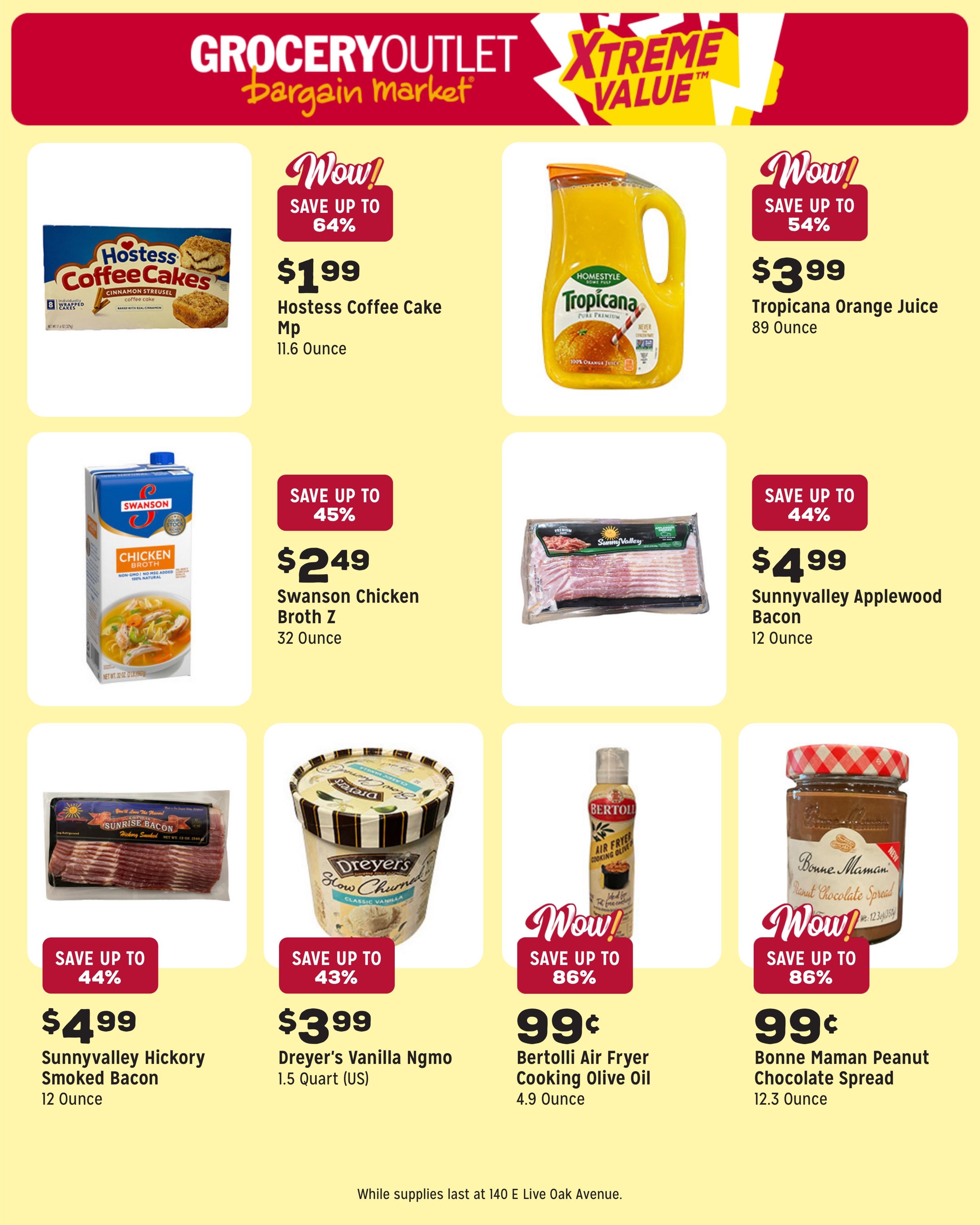 Grocery Outlet (Monrovia Area, CA) Weekly Ad August 5 - 11, 2026