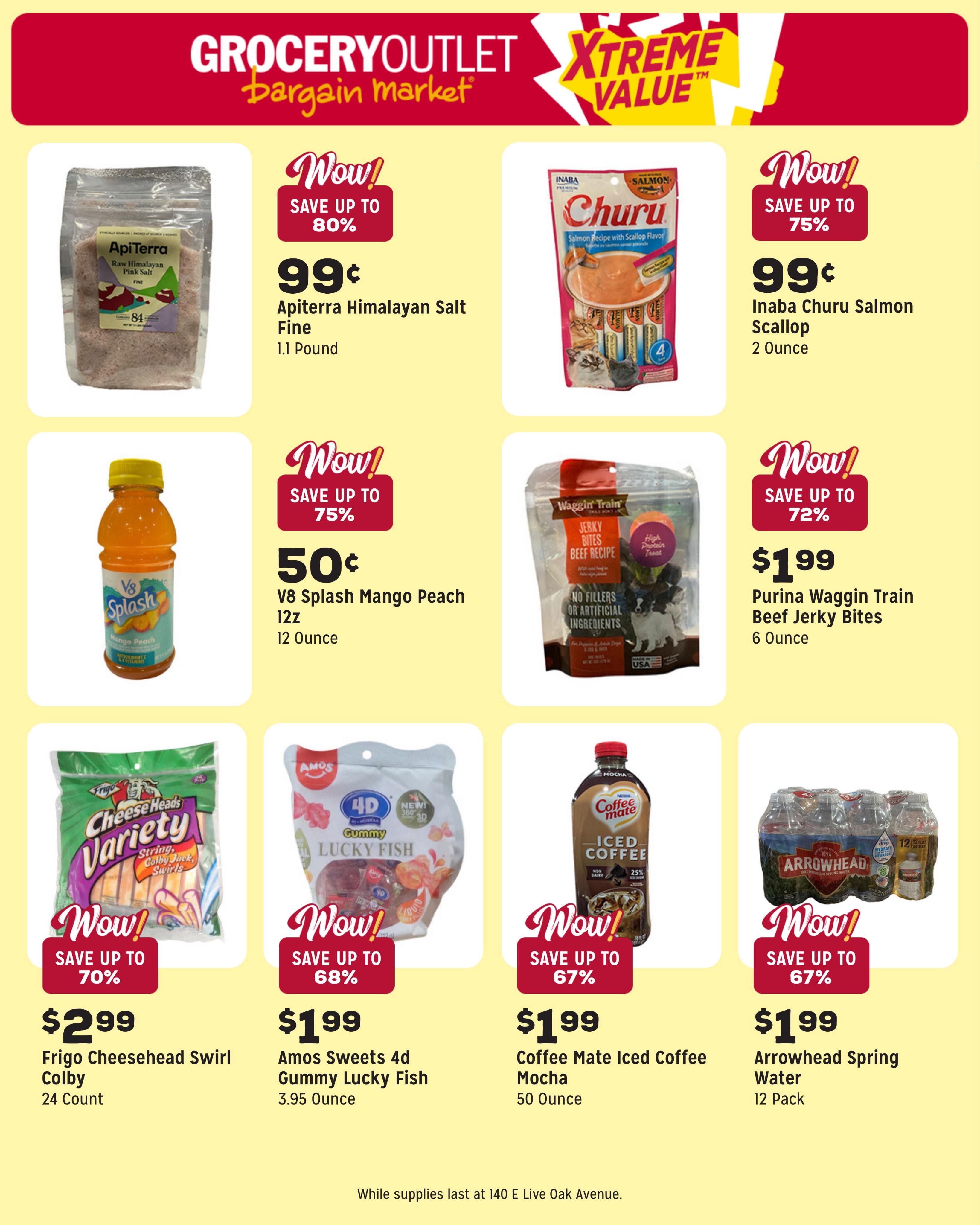 Grocery Outlet (Monrovia Area, CA) Weekly Ad August 5 - 11, 2026