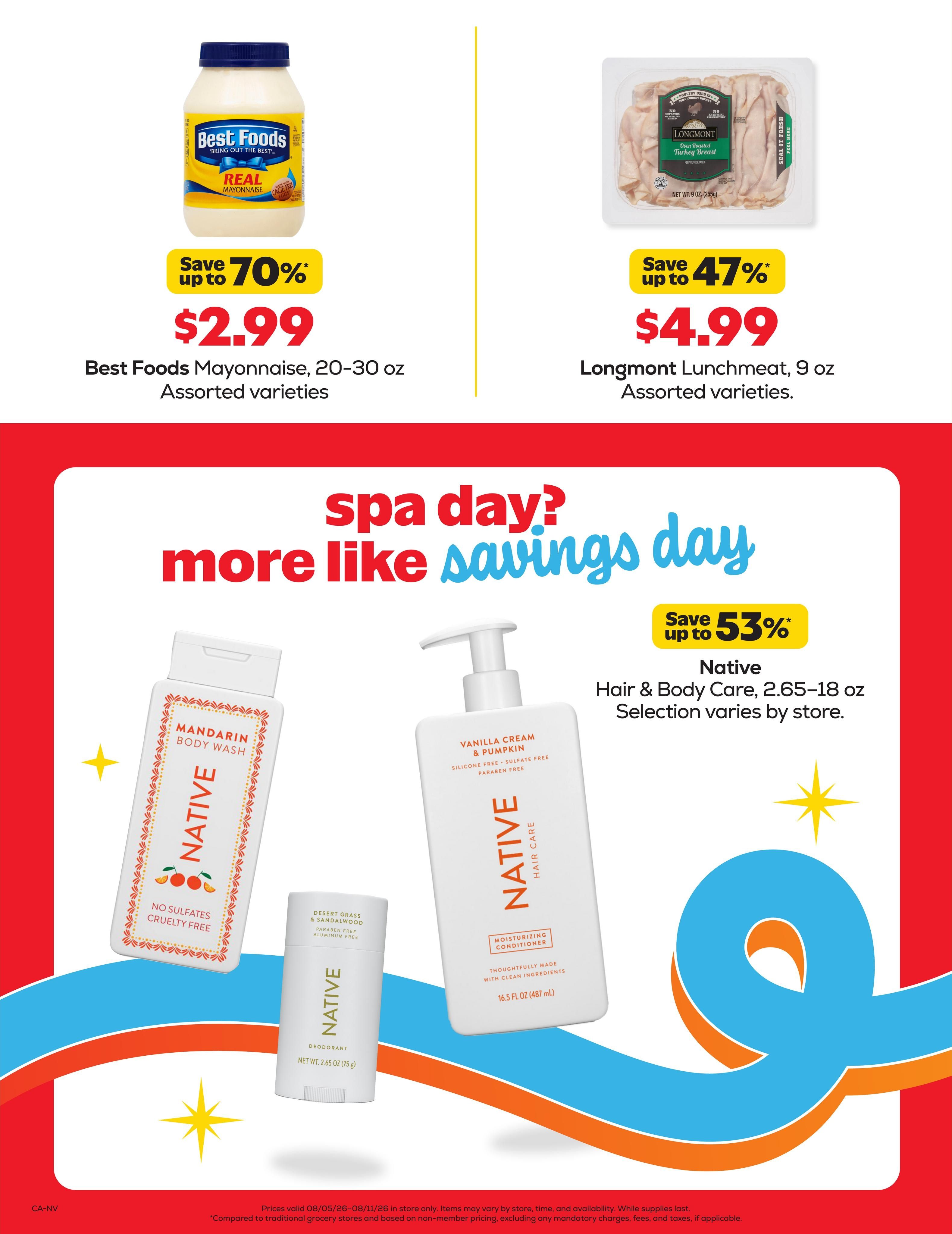 Grocery Outlet (Monrovia Area, CA) Weekly Ad August 5 - 11, 2026