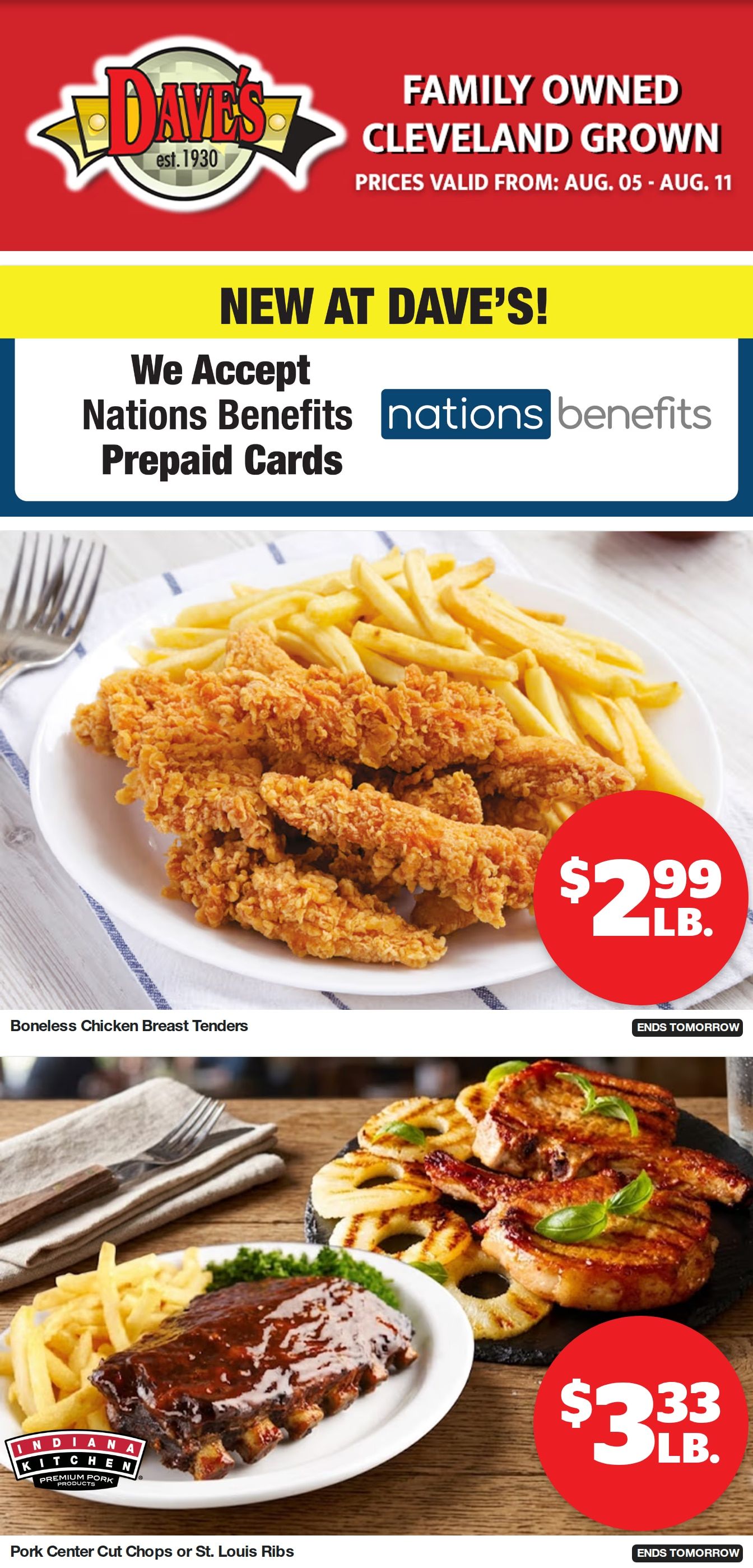 Dave's Markets Weekly Ad August 5 - 11, 2026