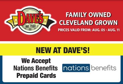 Dave's Markets Weekly Ad August 5 - 11, 2026