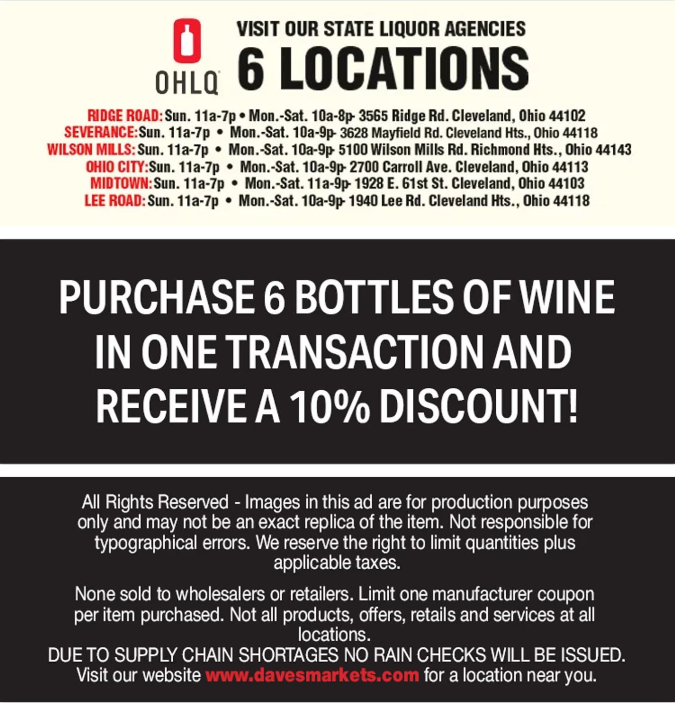 Dave's Markets Weekly Ad August 5 - 11, 2026