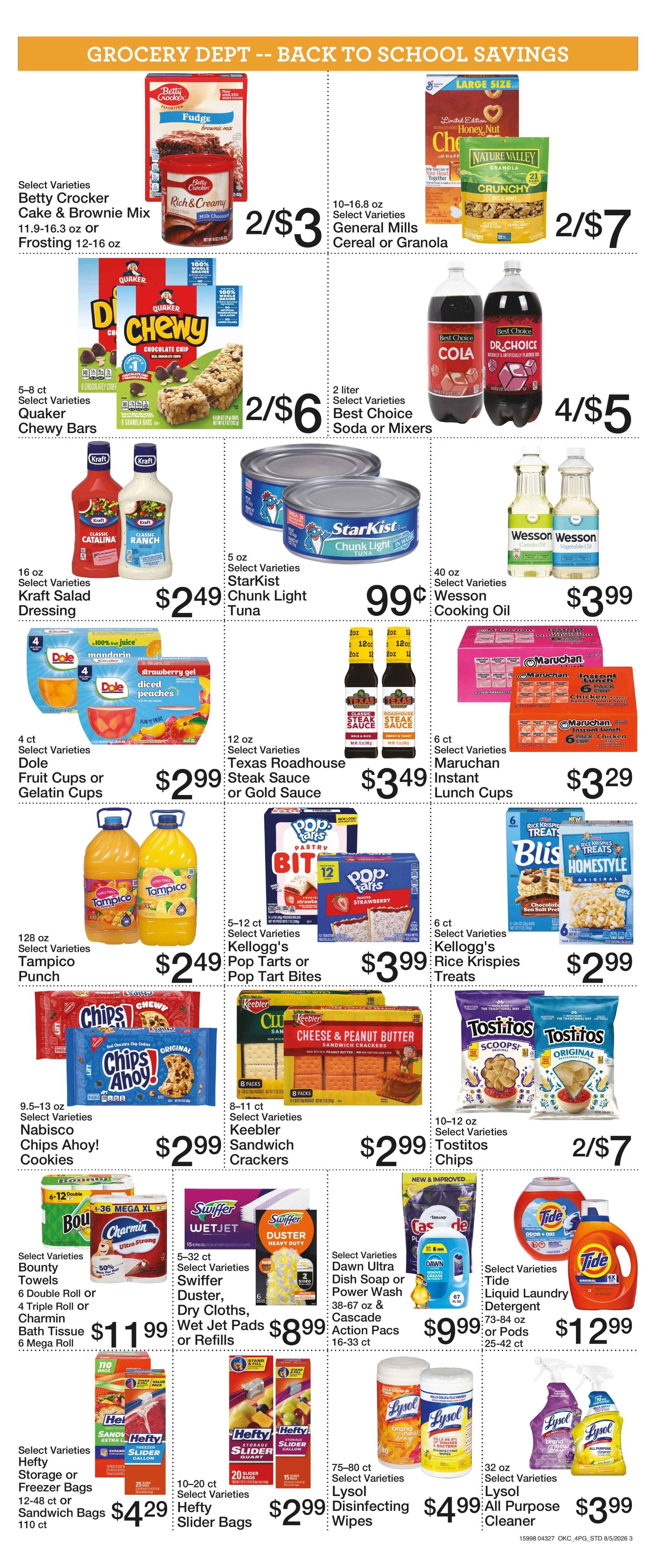 Double A Food Center Weekly Ad August 5 - 11, 2026