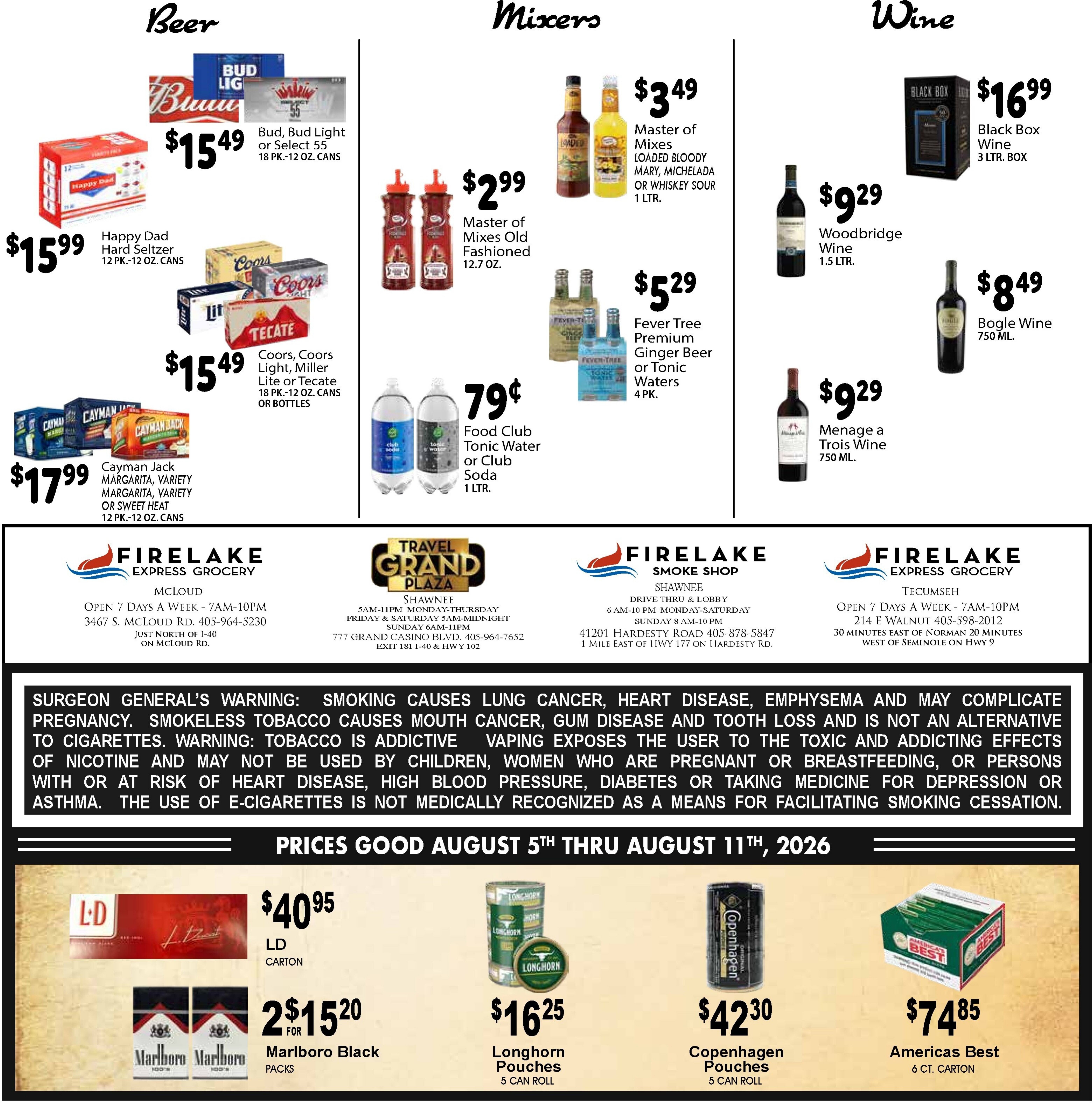 FireLake Discount Foods Weekly Ad August 5 - 11, 2026