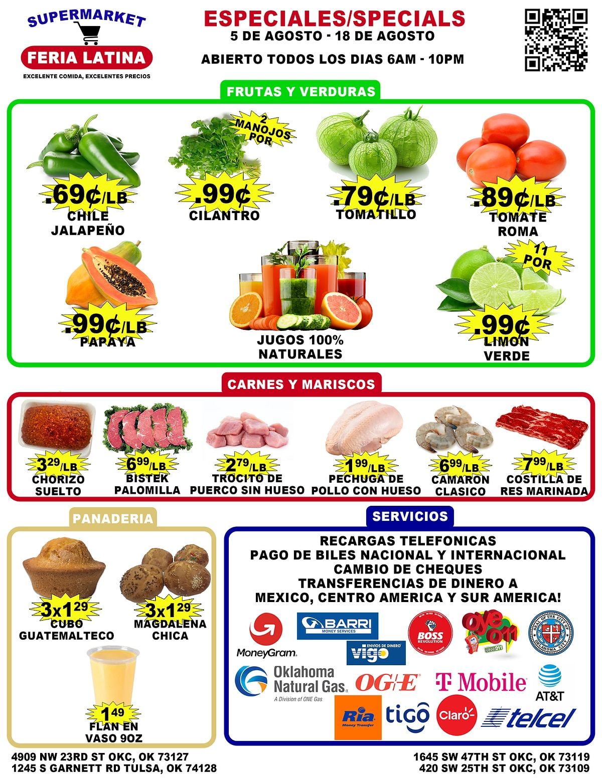 Feria Latina Supermarket Weekly Ad August 5 - 18, 2026