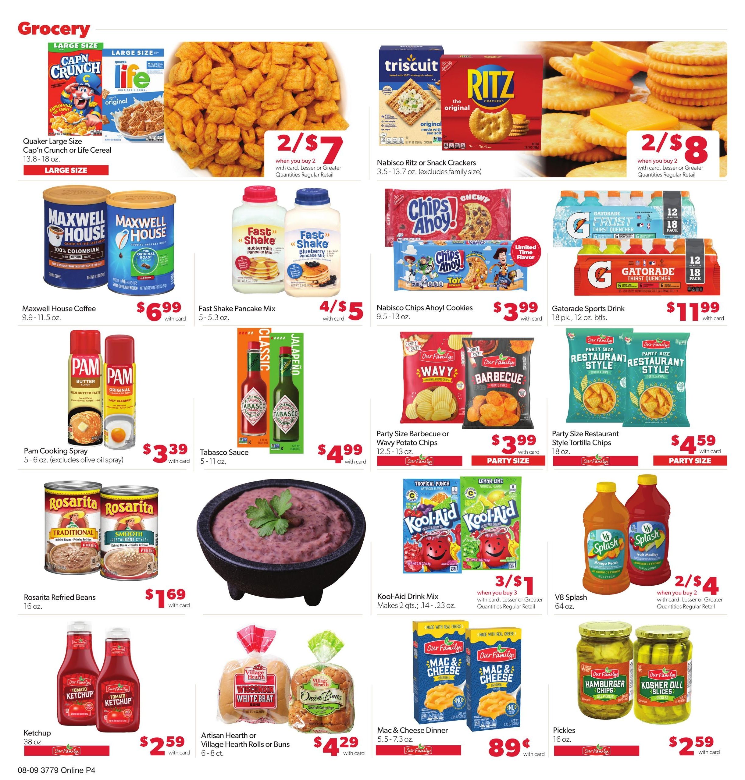 Family Fare (Council Bluffs Area, IA) Weekly Ad August 9 - 15, 2026