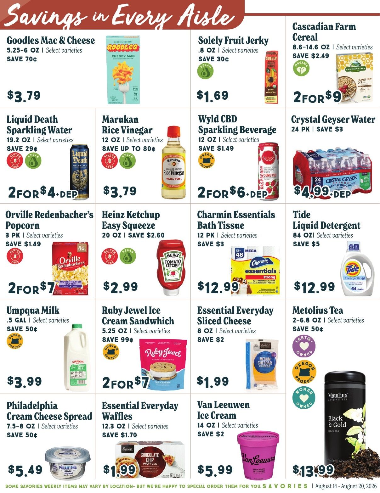 Market of Choice Upcoming Weekly Specials Weekly Ad August 14 - 20, 2026