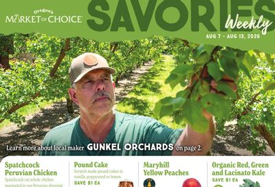Market of Choice Weekly Specials Weekly Ad August 7 - 13, 2026