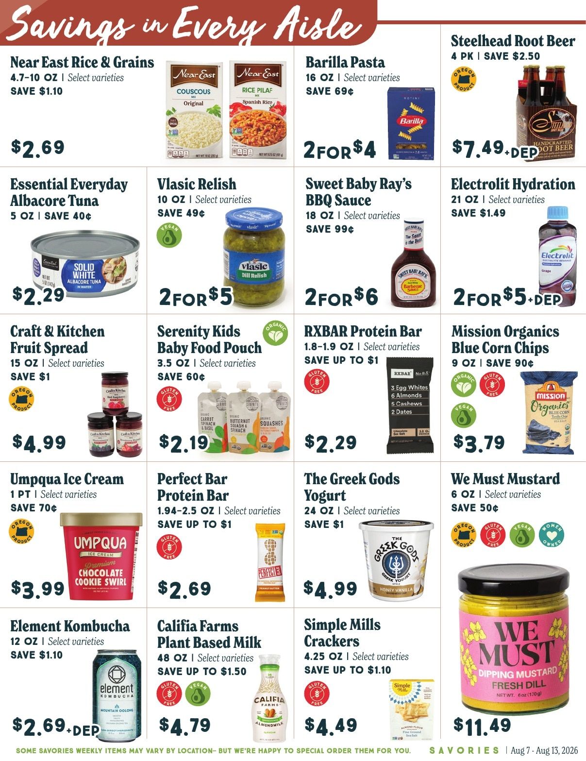 Market of Choice Weekly Specials Weekly Ad August 7 - 13, 2026