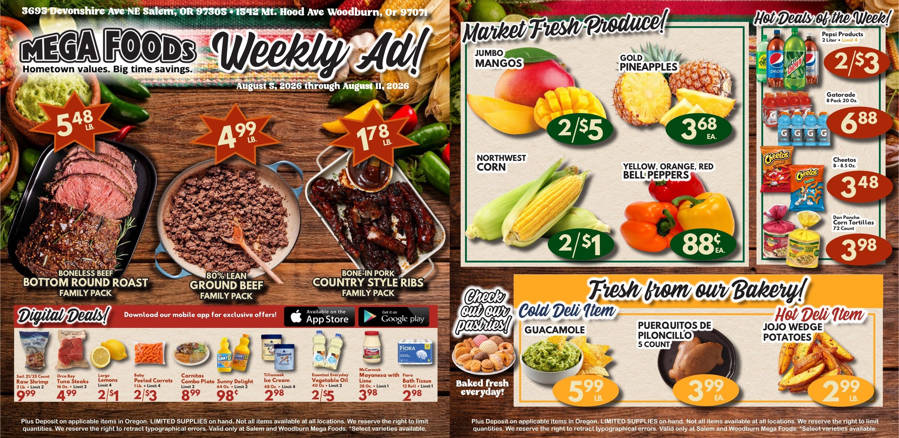 Mega Foods Weekly Ad August 5 - 11, 2026