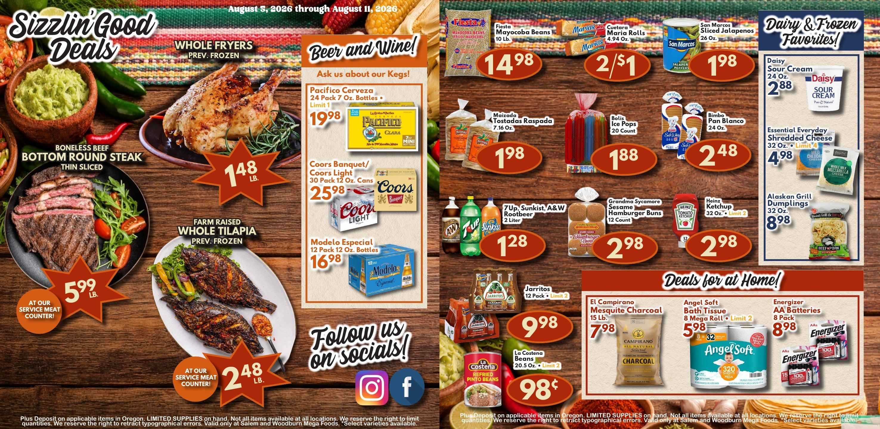 Mega Foods Weekly Ad August 5 - 11, 2026