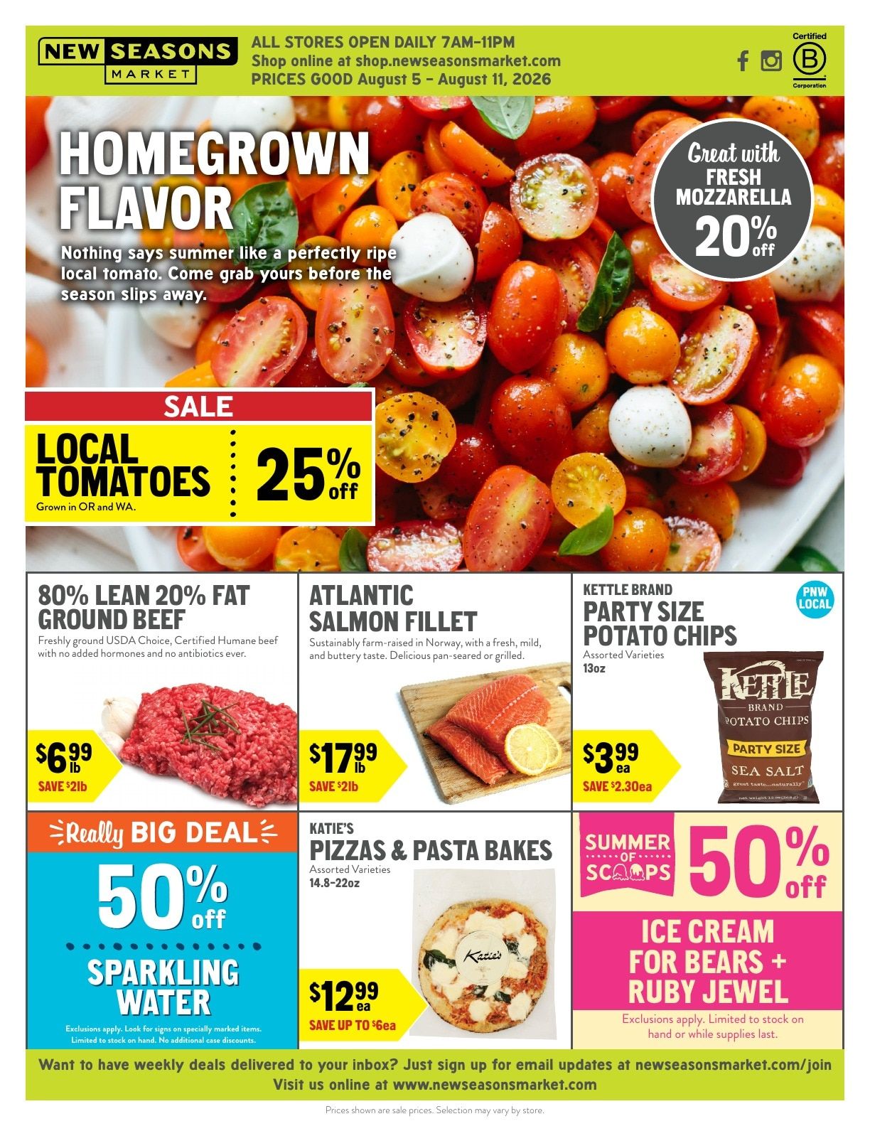 New Seasons Market Weekly Ad August 5 - 11, 2026