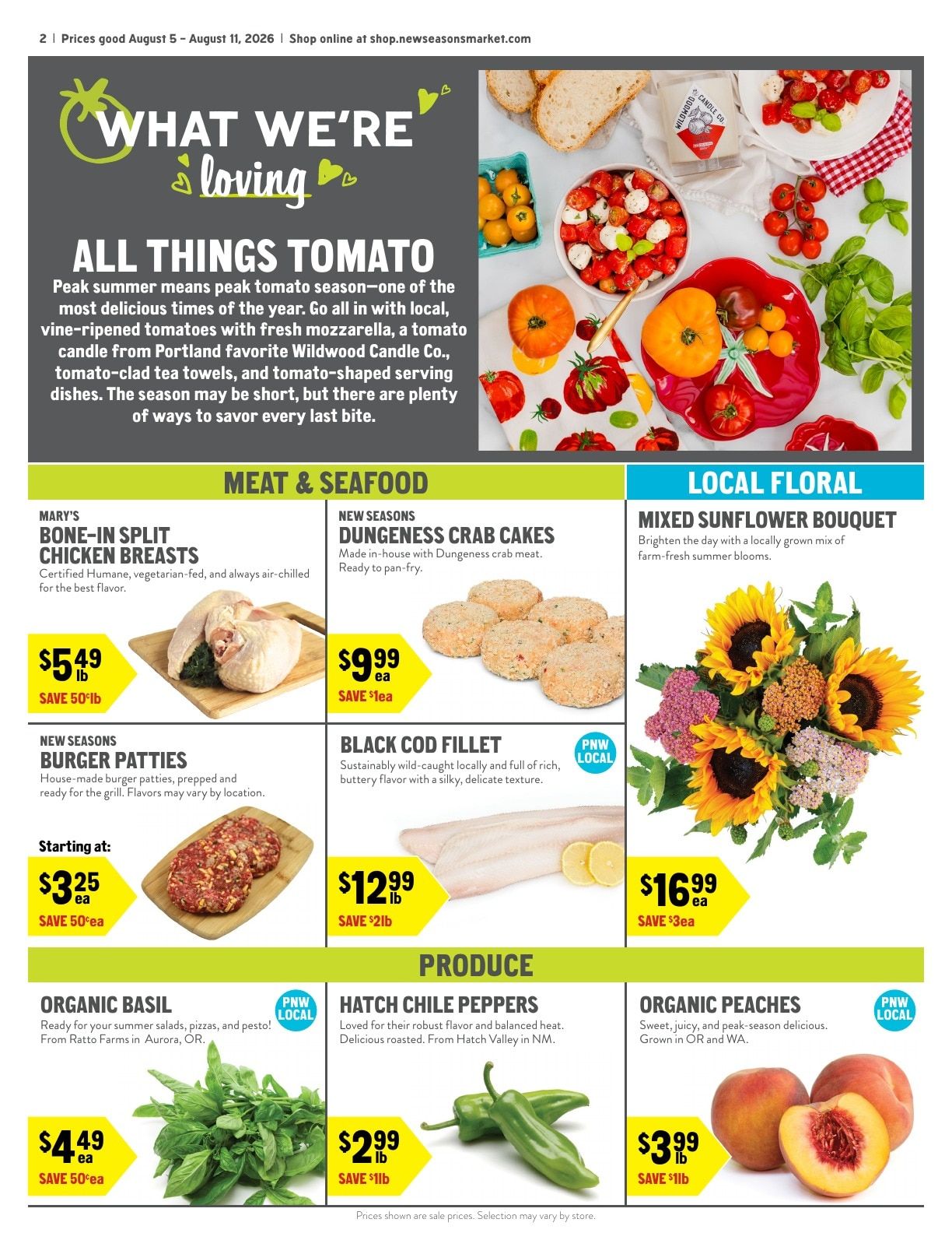 New Seasons Market Weekly Ad August 5 - 11, 2026