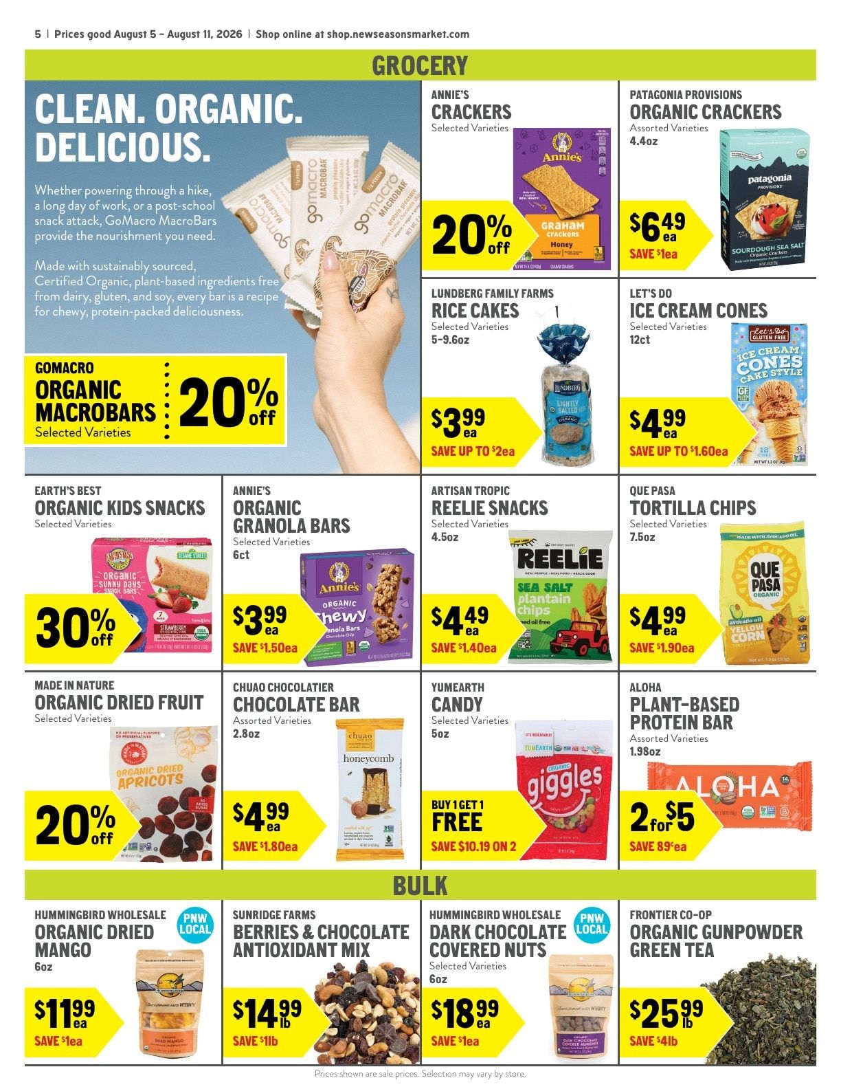 New Seasons Market Weekly Ad August 5 - 11, 2026