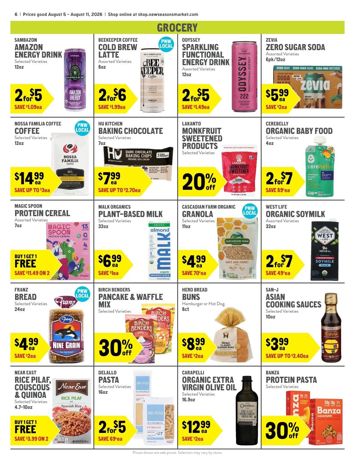 New Seasons Market Weekly Ad August 5 - 11, 2026