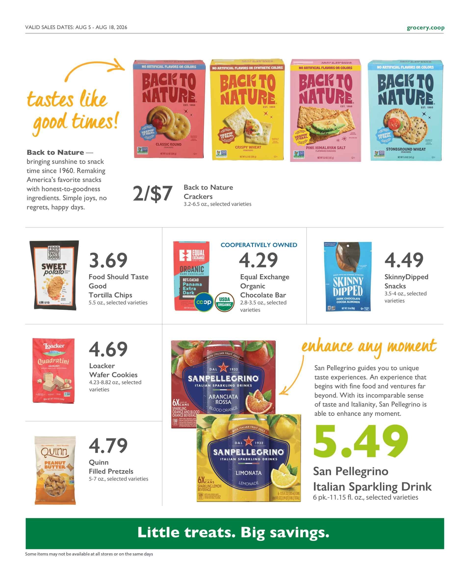 Astoria Co-op Co-op Deals Weekly Ad August 5 - 18, 2026